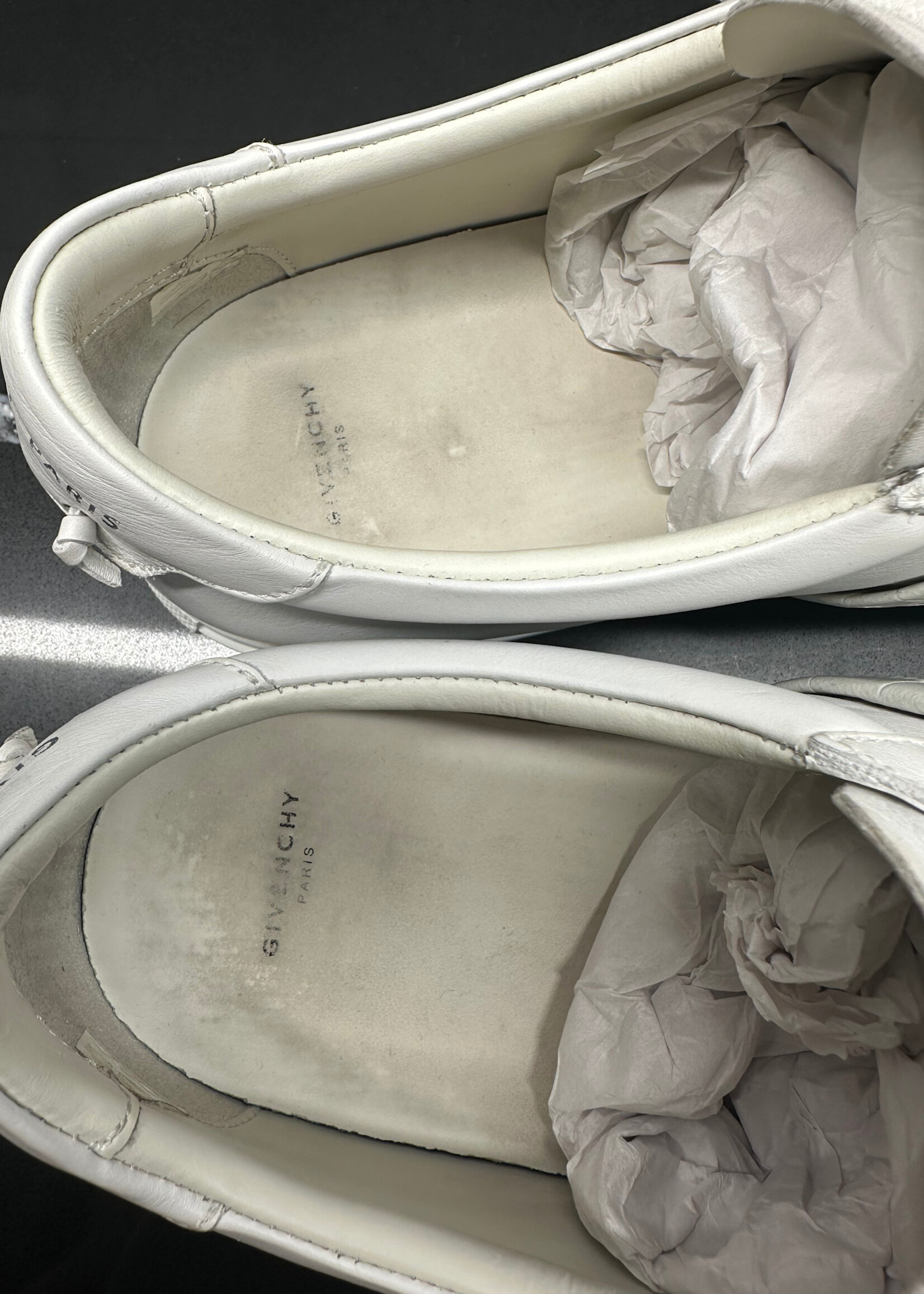 Givenchy White Crock Strap Shoes 10