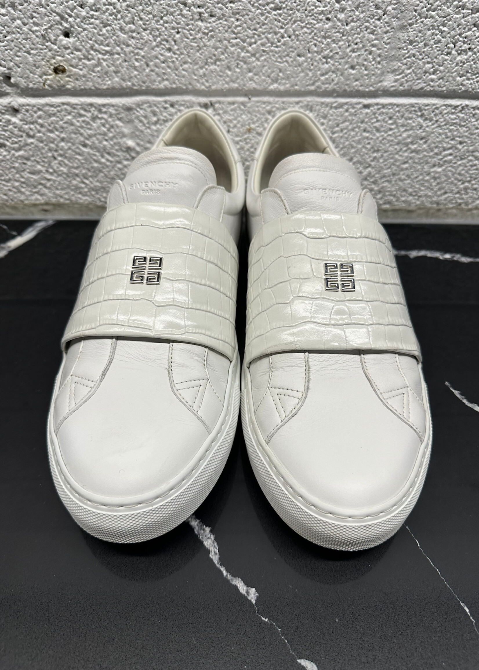Givenchy White Crock Strap Shoes 10