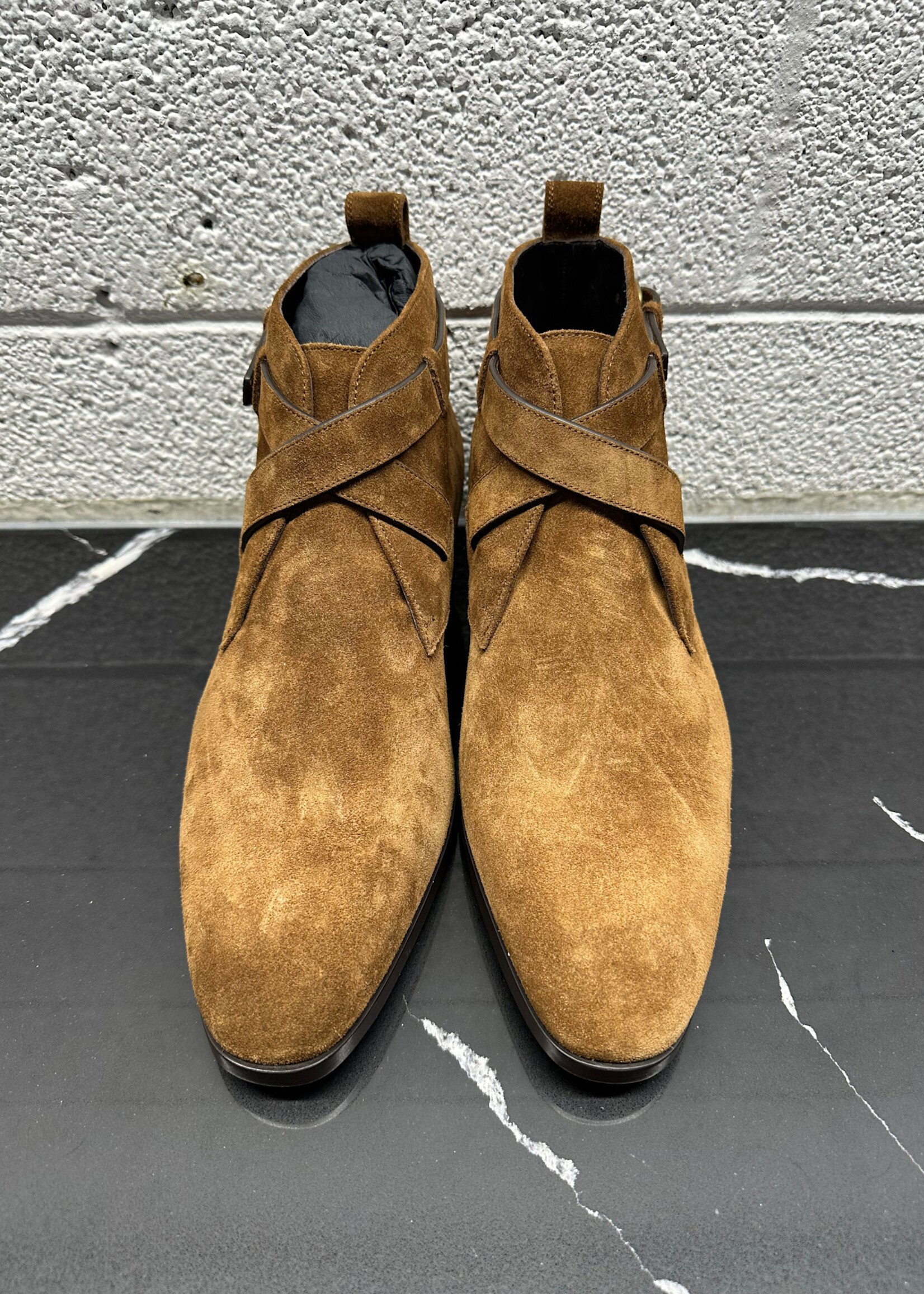 Saint Laurent Wyatt 30 Brown Boots 10