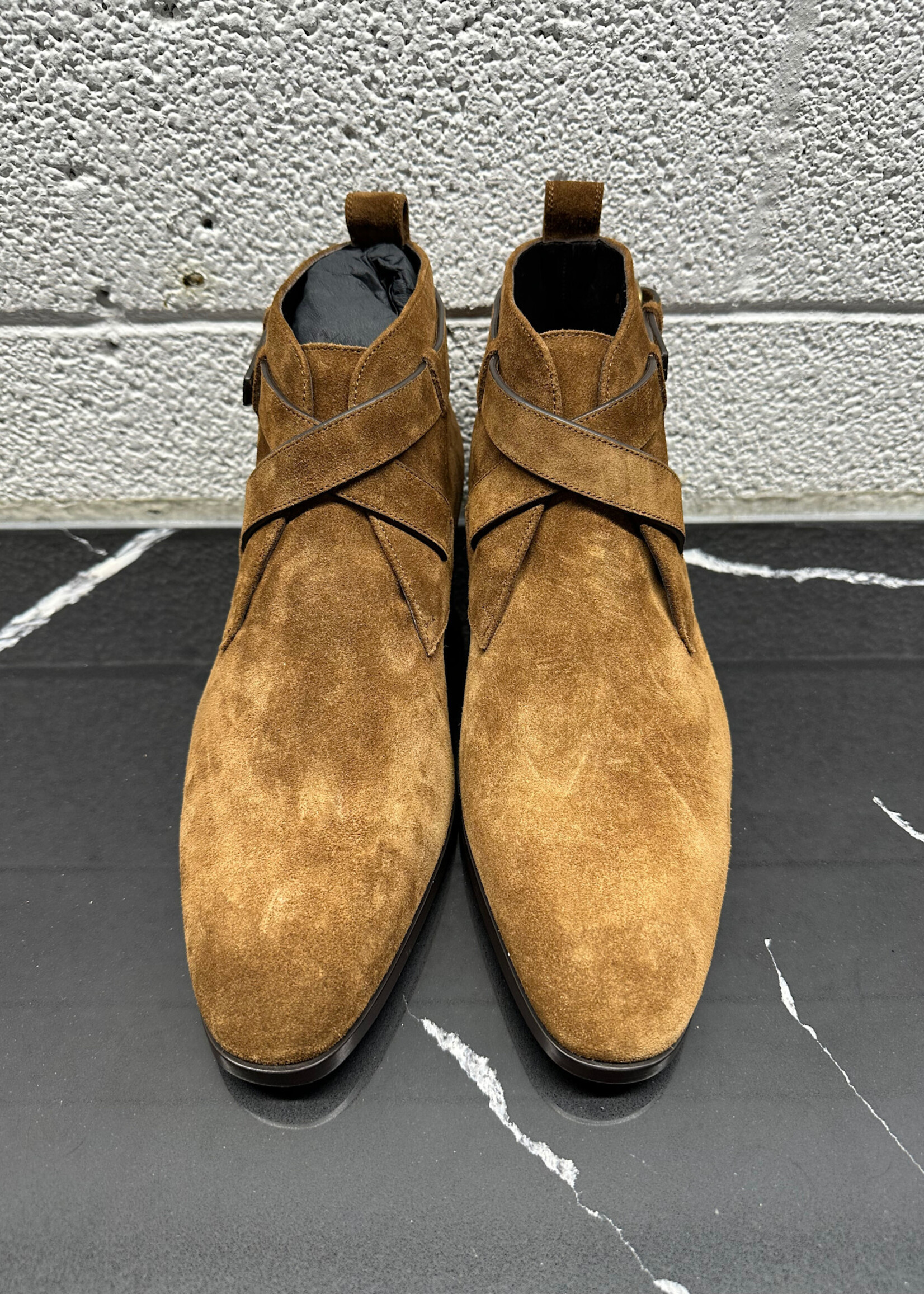 Saint Laurent Wyatt 30 Brown Boots 10