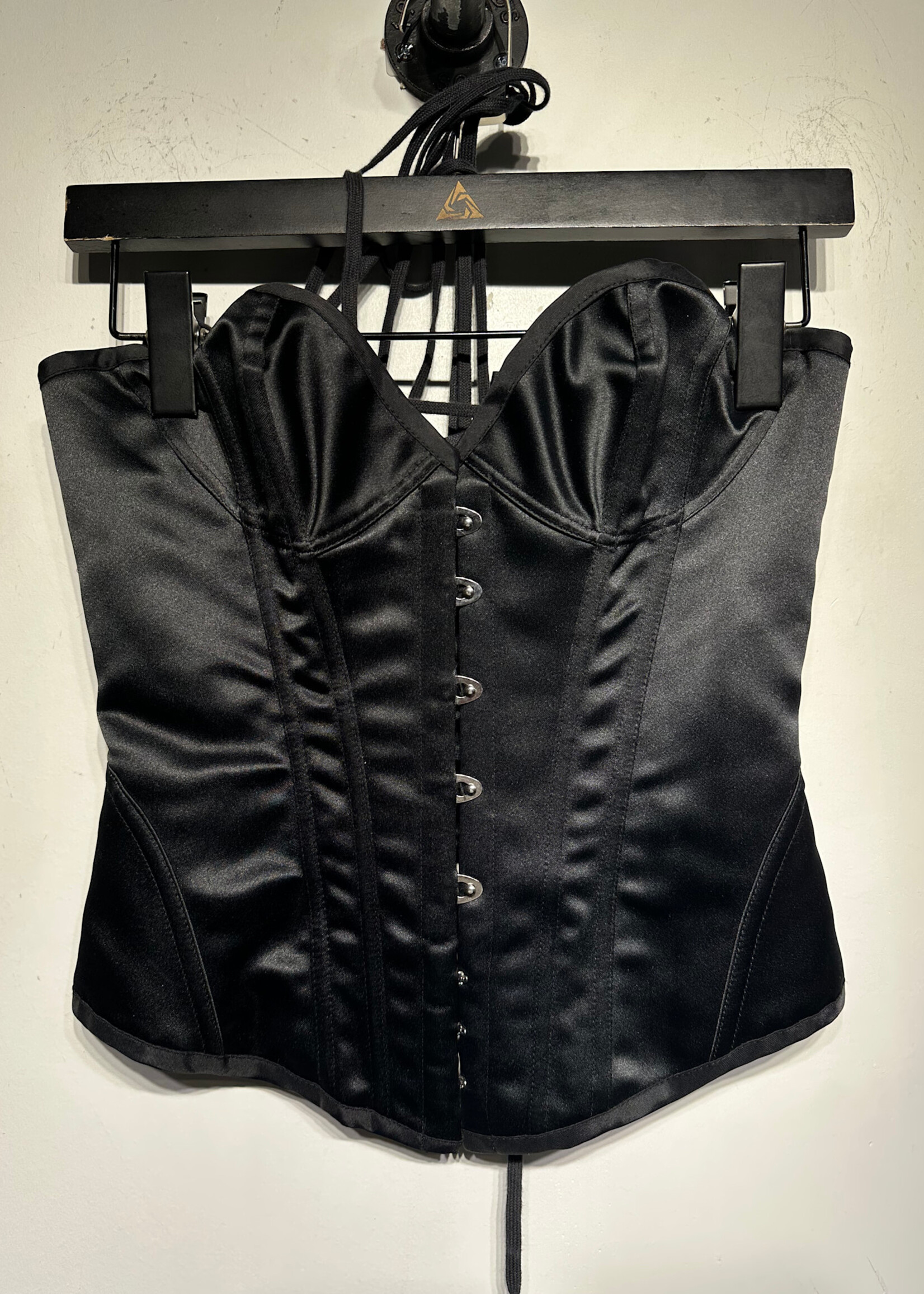 AGENT PROVOCATEUR BLACK CORSET TOP S