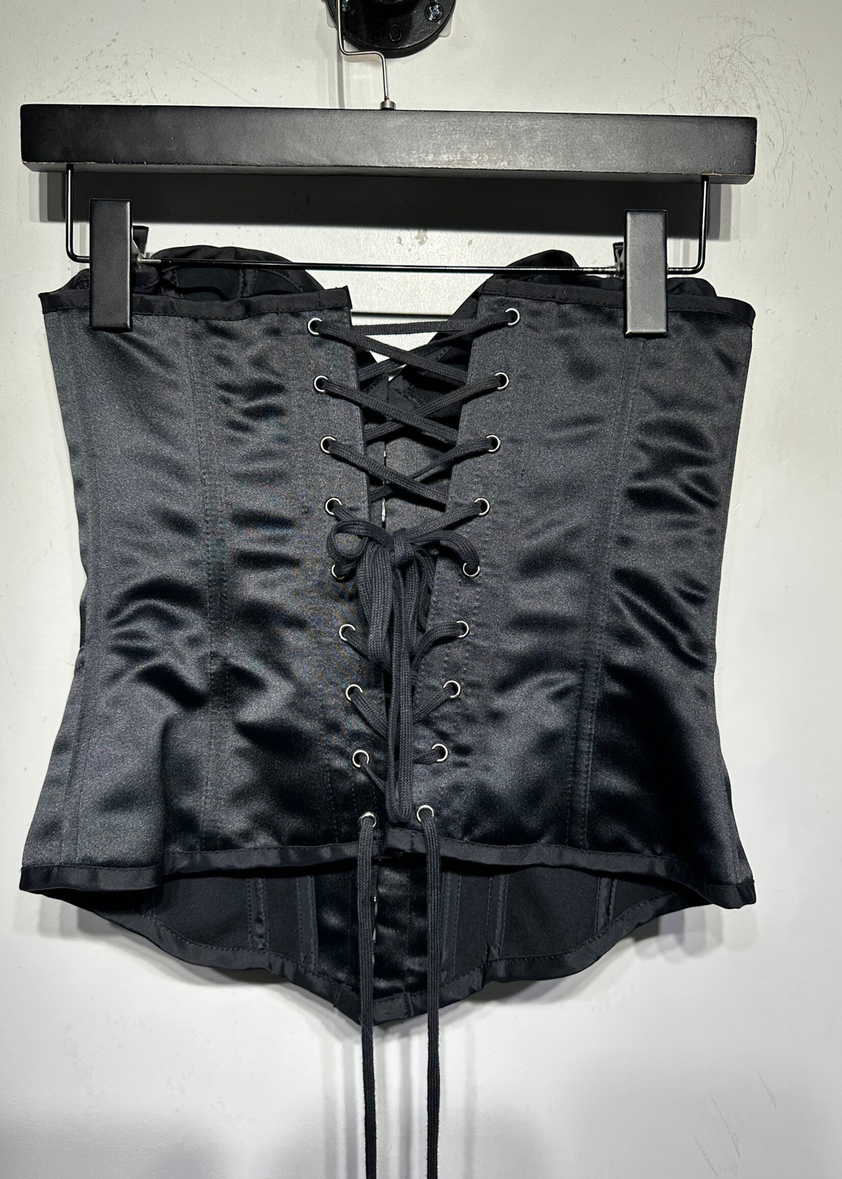 AGENT PROVOCATEUR BLACK CORSET TOP S