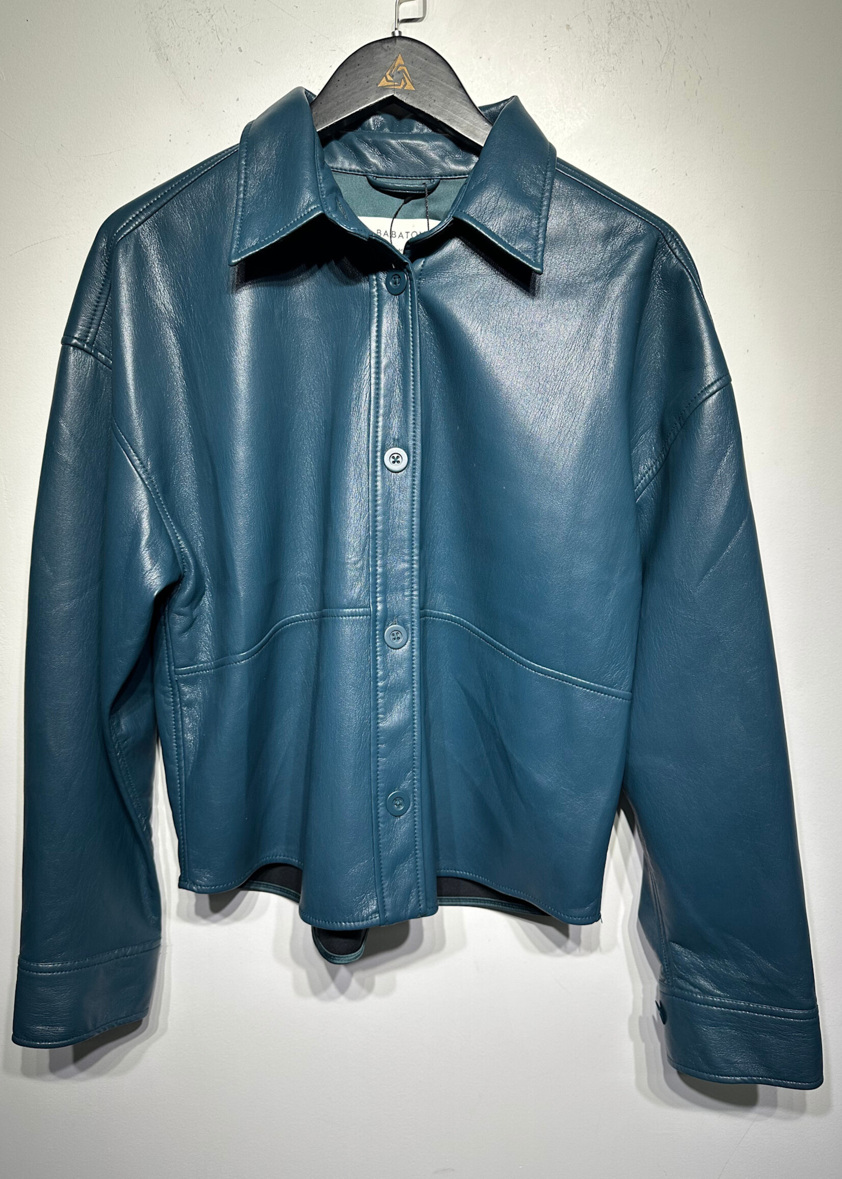 Babton Faux Leather Dark Blue B/U M