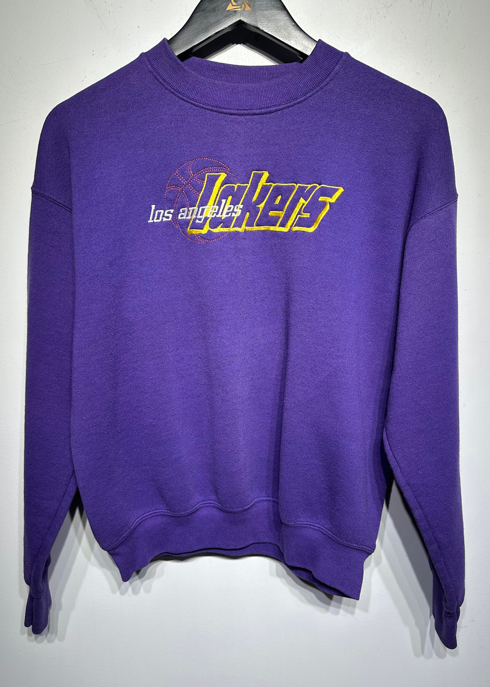 Los Angeles Lakers Vintage Purple Crew M