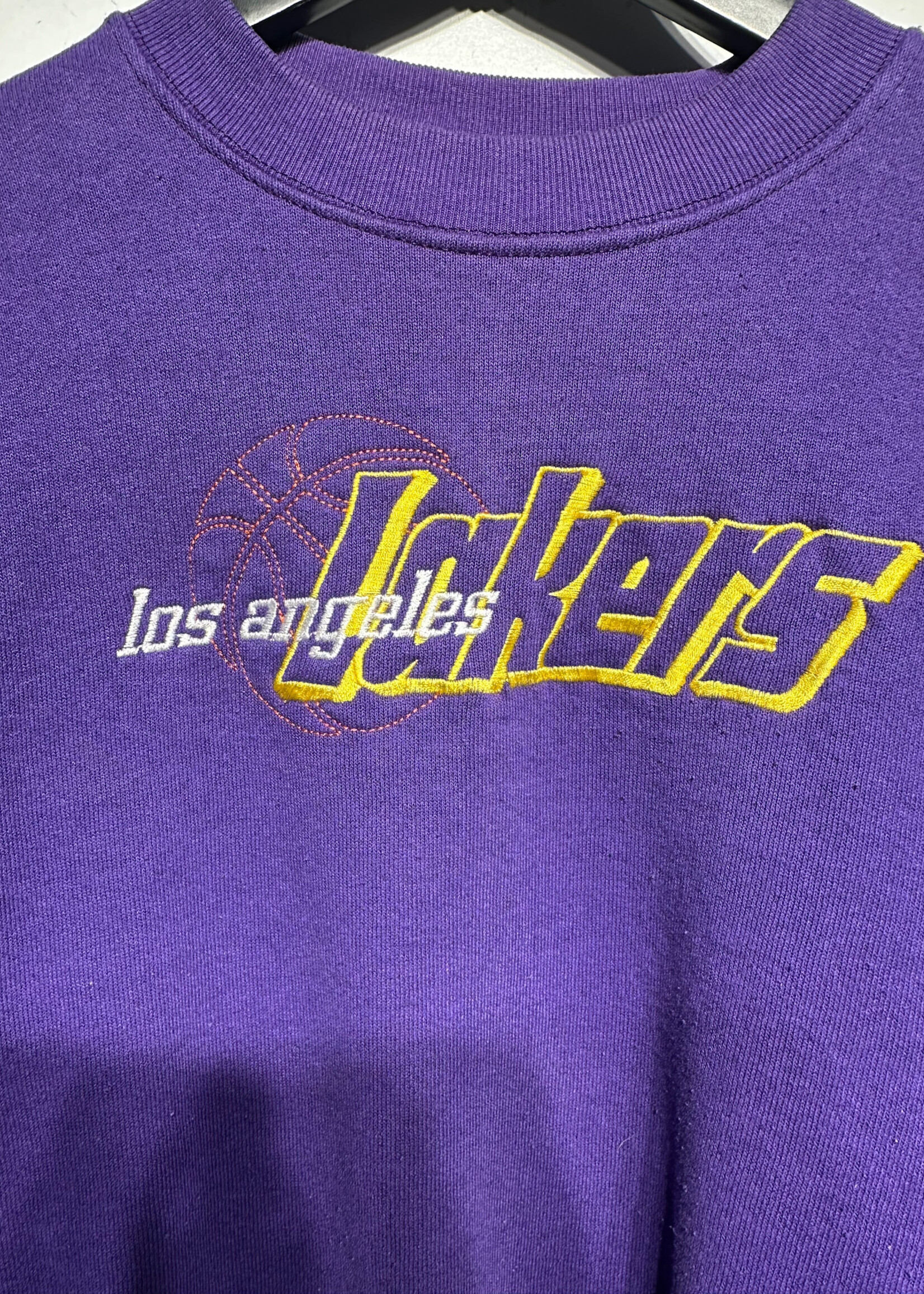 Los Angeles Lakers Vintage Purple Crew M