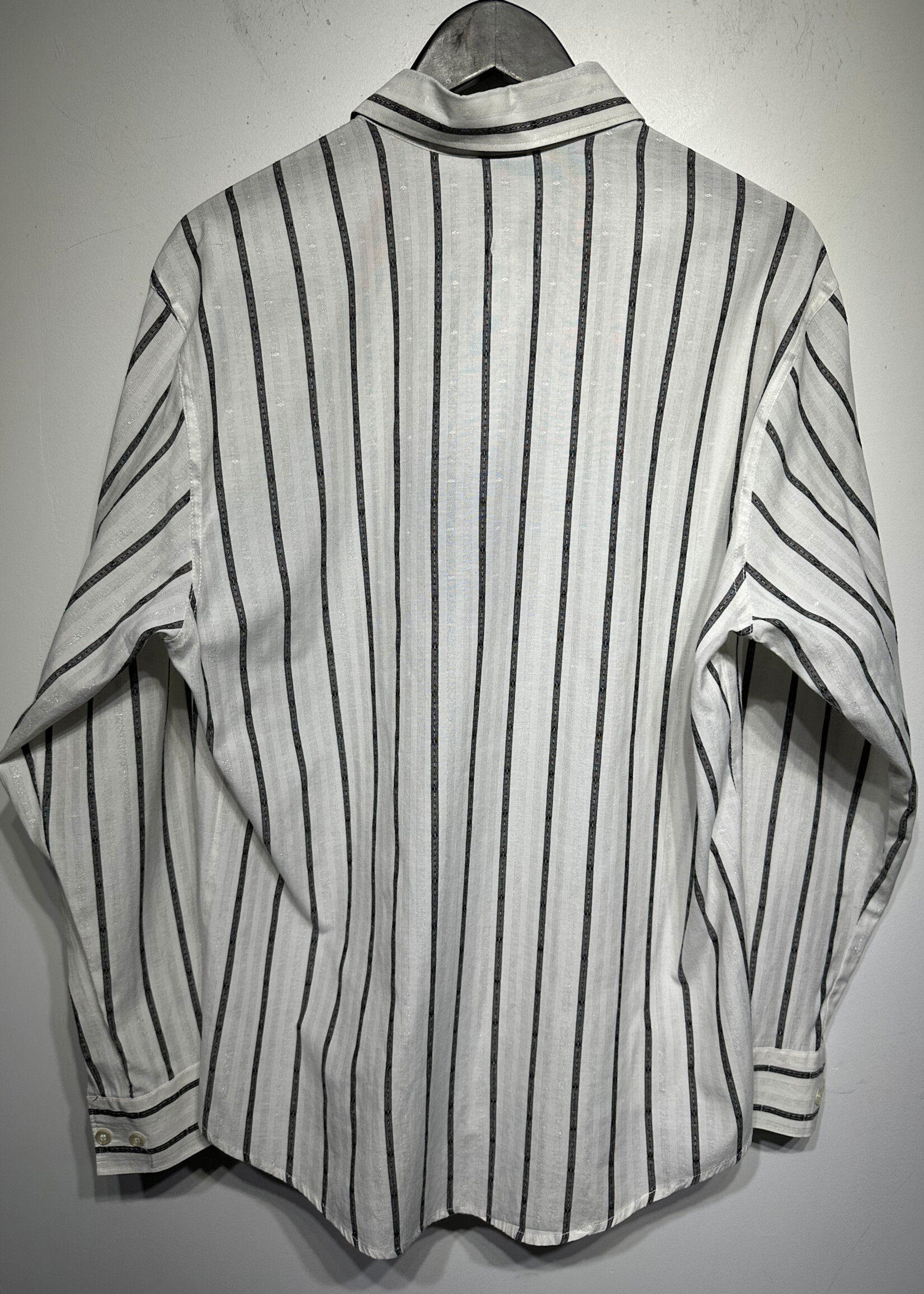 Dolce & Gabbana Y2K White Grey Pinstripe B/U XL