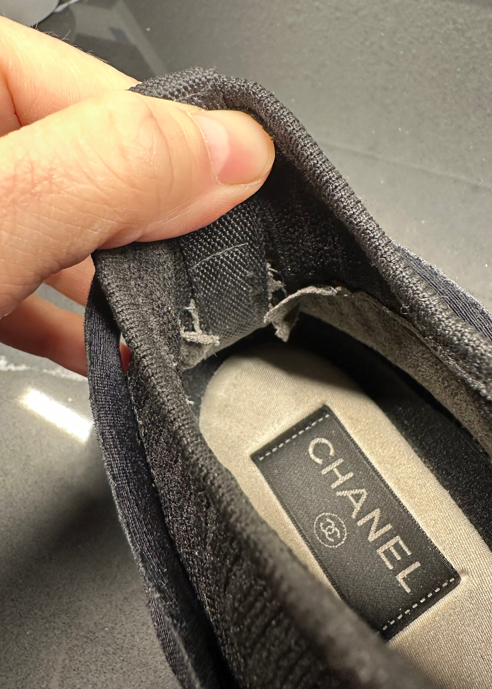 Chanel Black Knit Runners 7