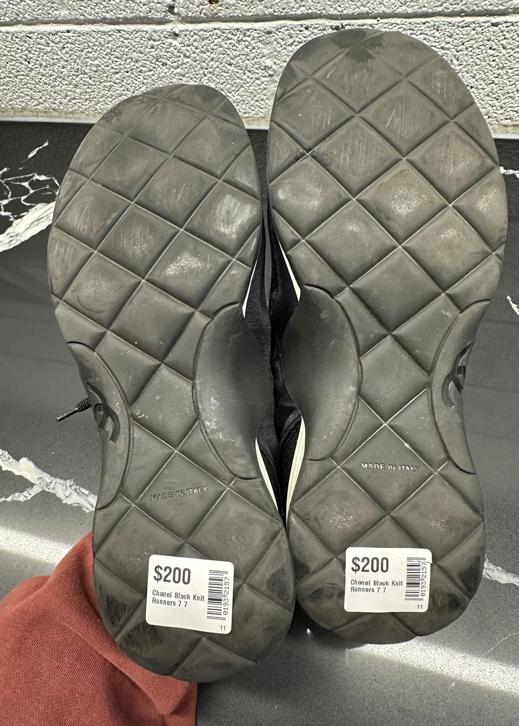 Chanel Black Knit Runners 7