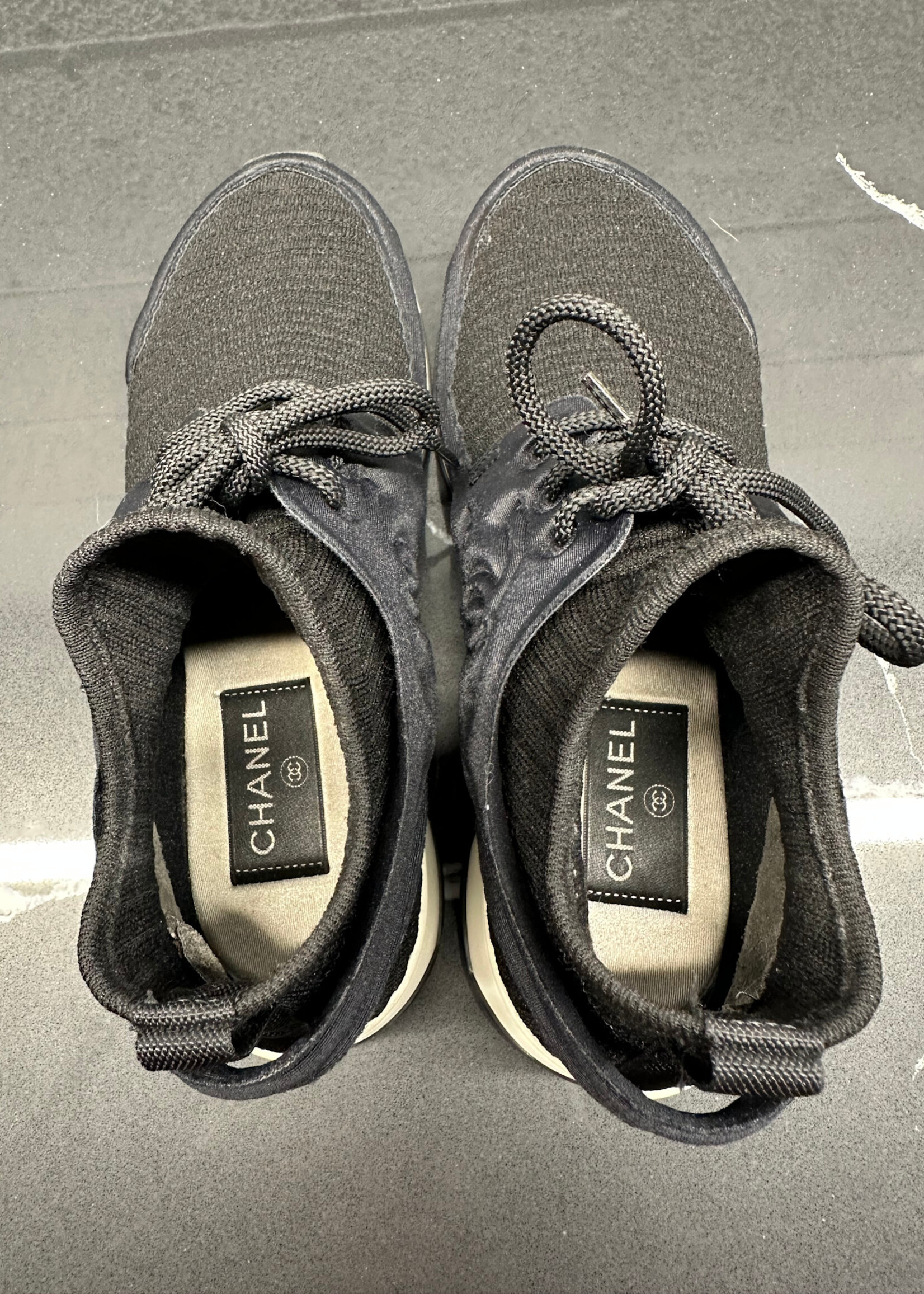 Chanel Black Knit Runners 7