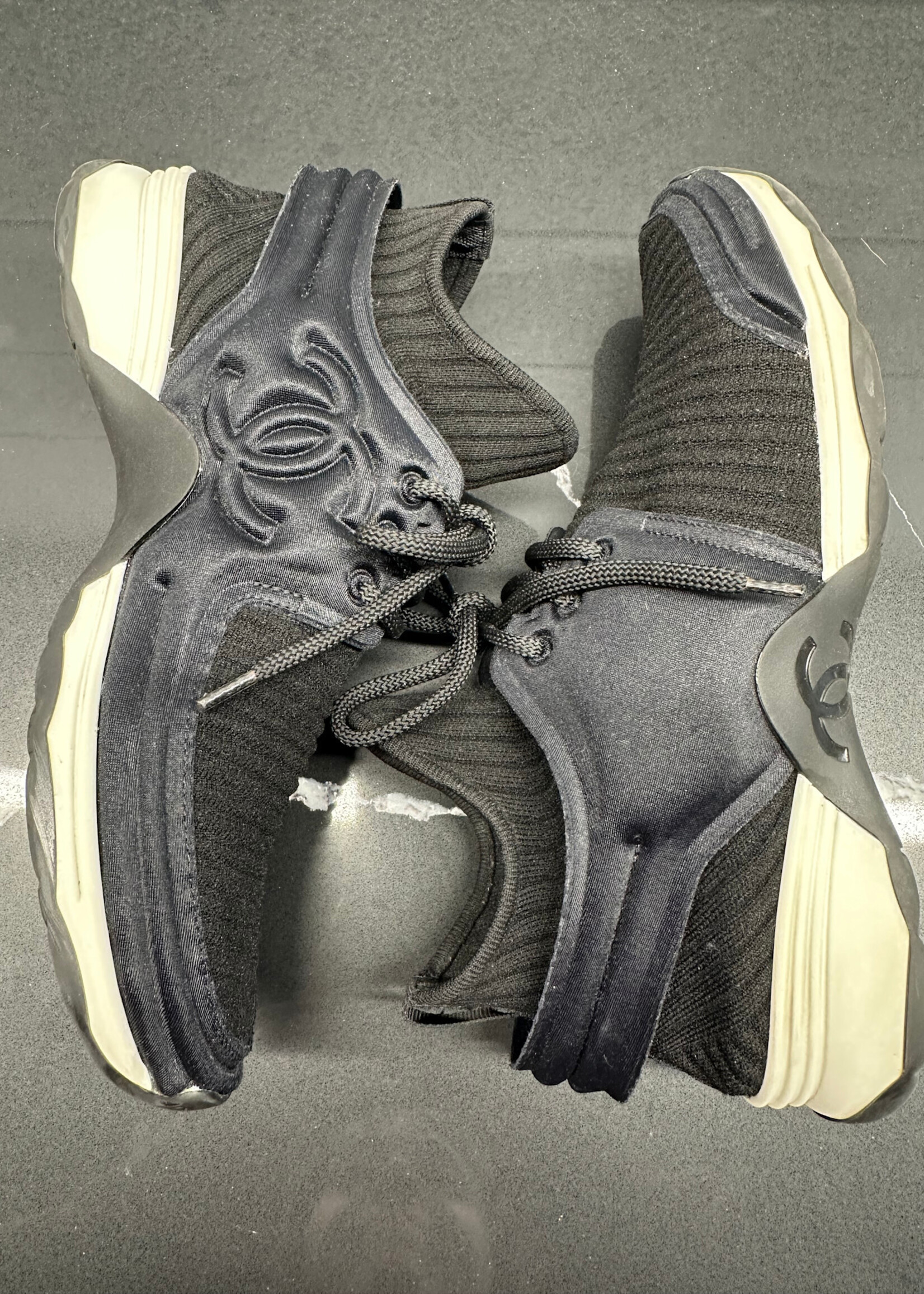 Chanel Black Knit Runners 7