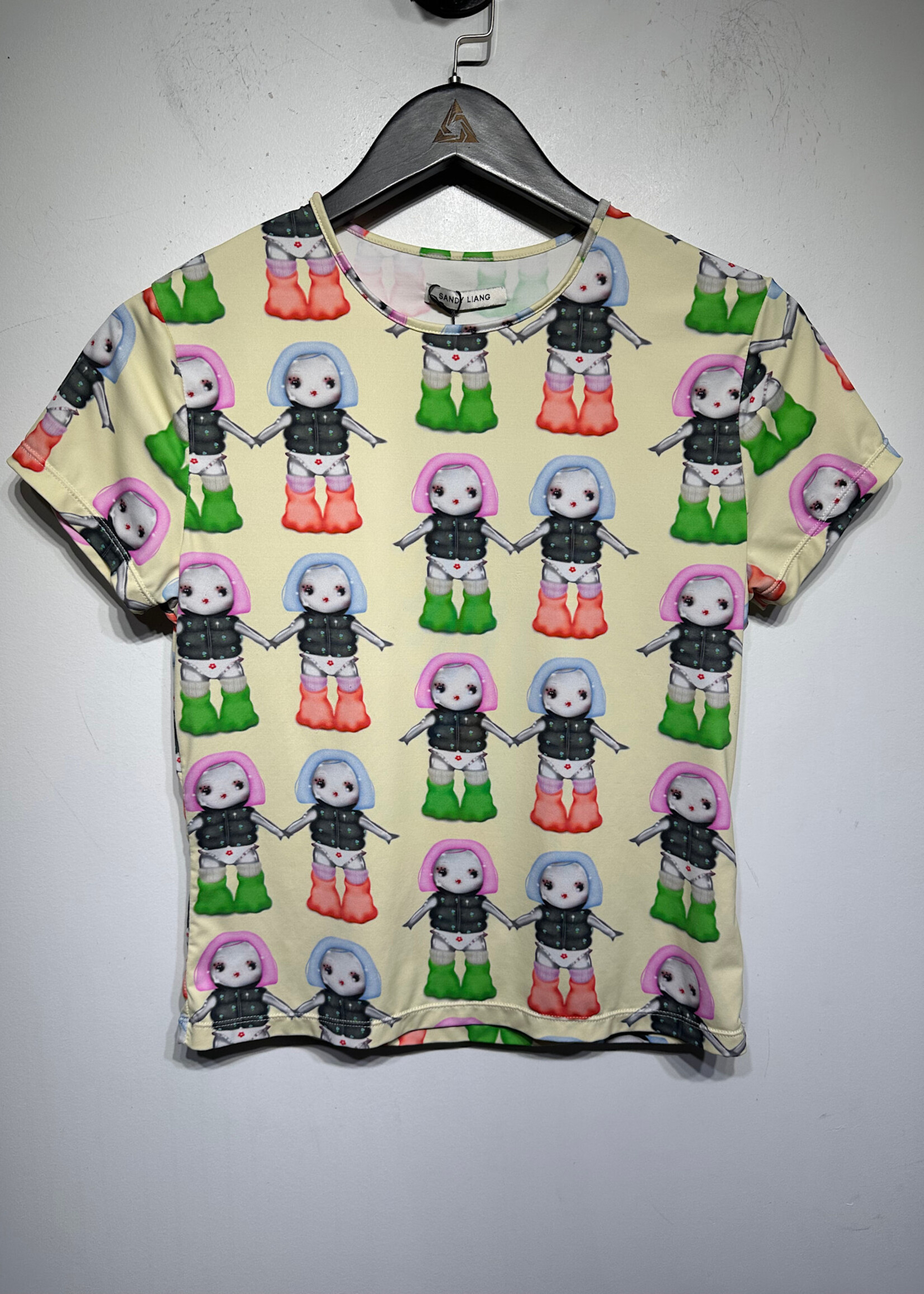 Sandy Liang Printed Tee S AS IS