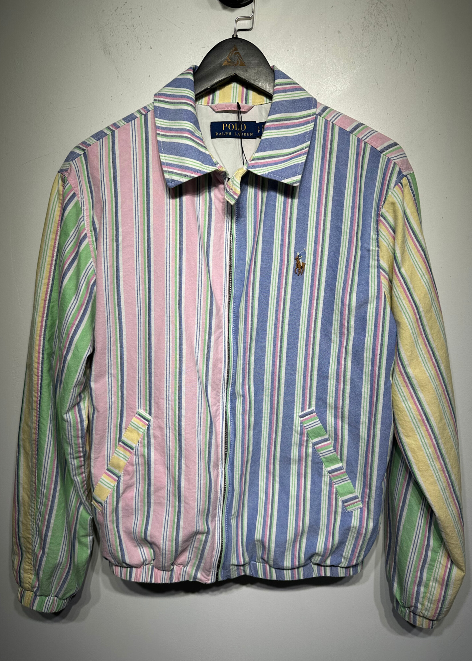 Polo RL Multicolor Striped Zip Jacket Masc S