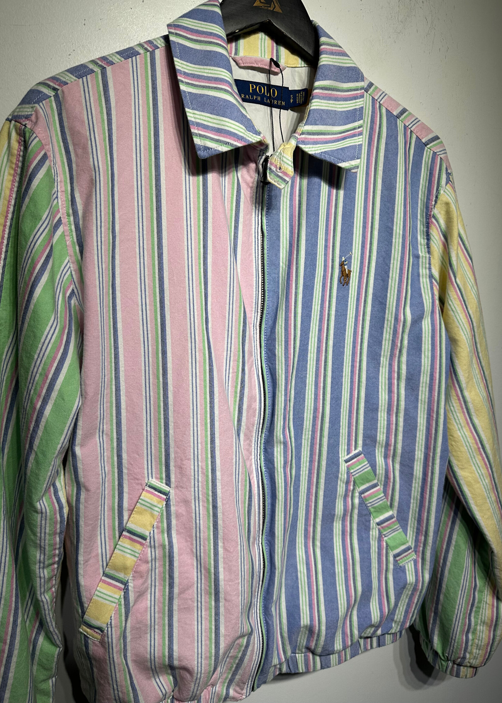Polo RL Multicolor Striped Zip Jacket Masc S