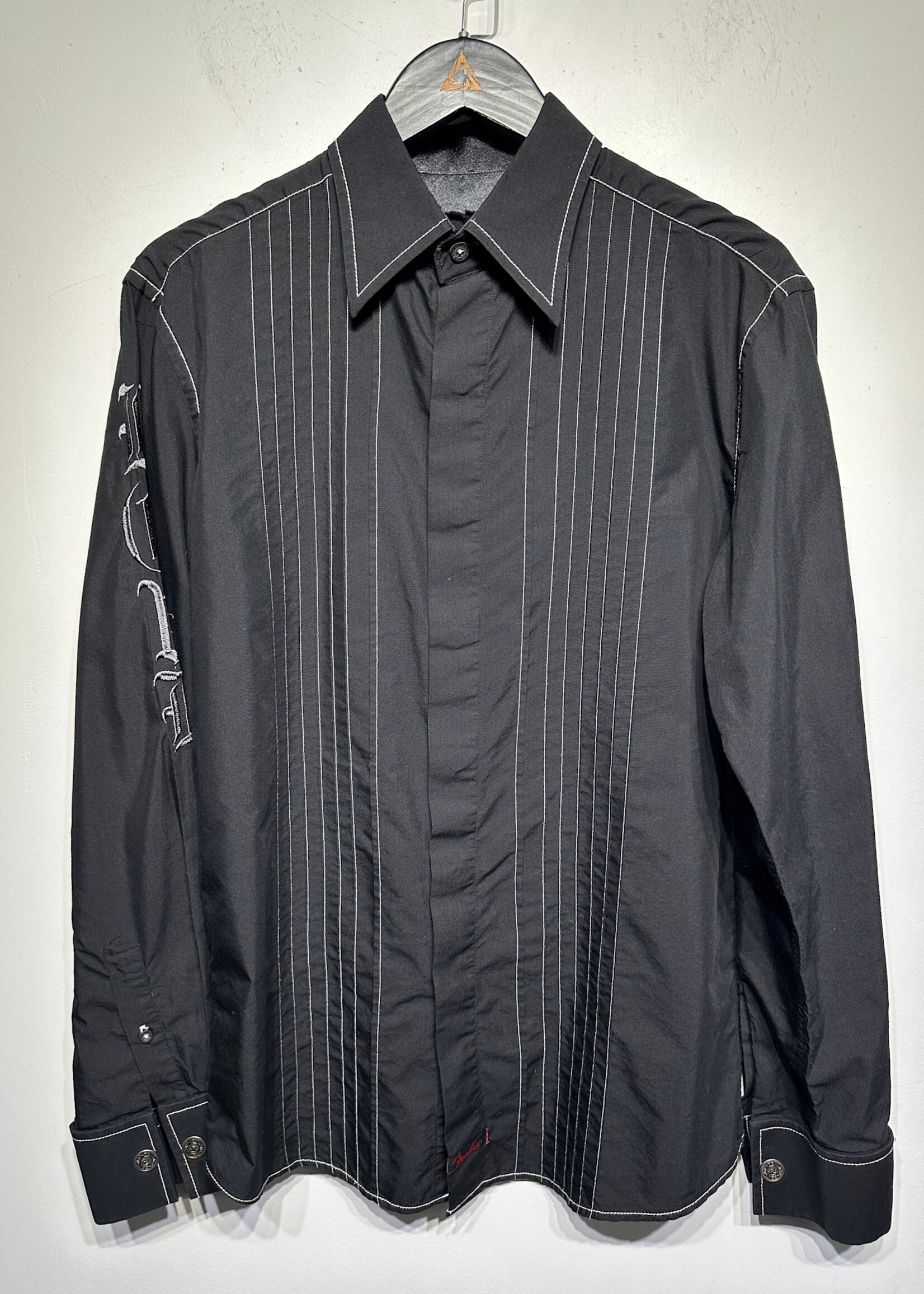 Fender Y2k Embriodered Cross L/S B/U Masc S