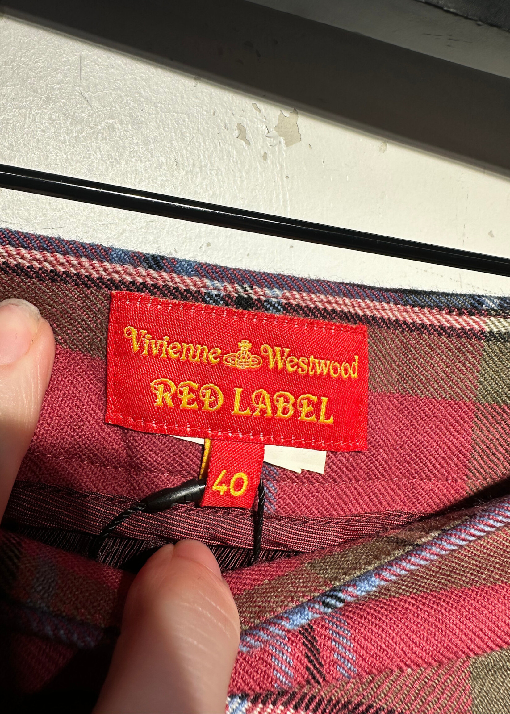 Vivienne Westwood Red Label Plaid Skirt 24