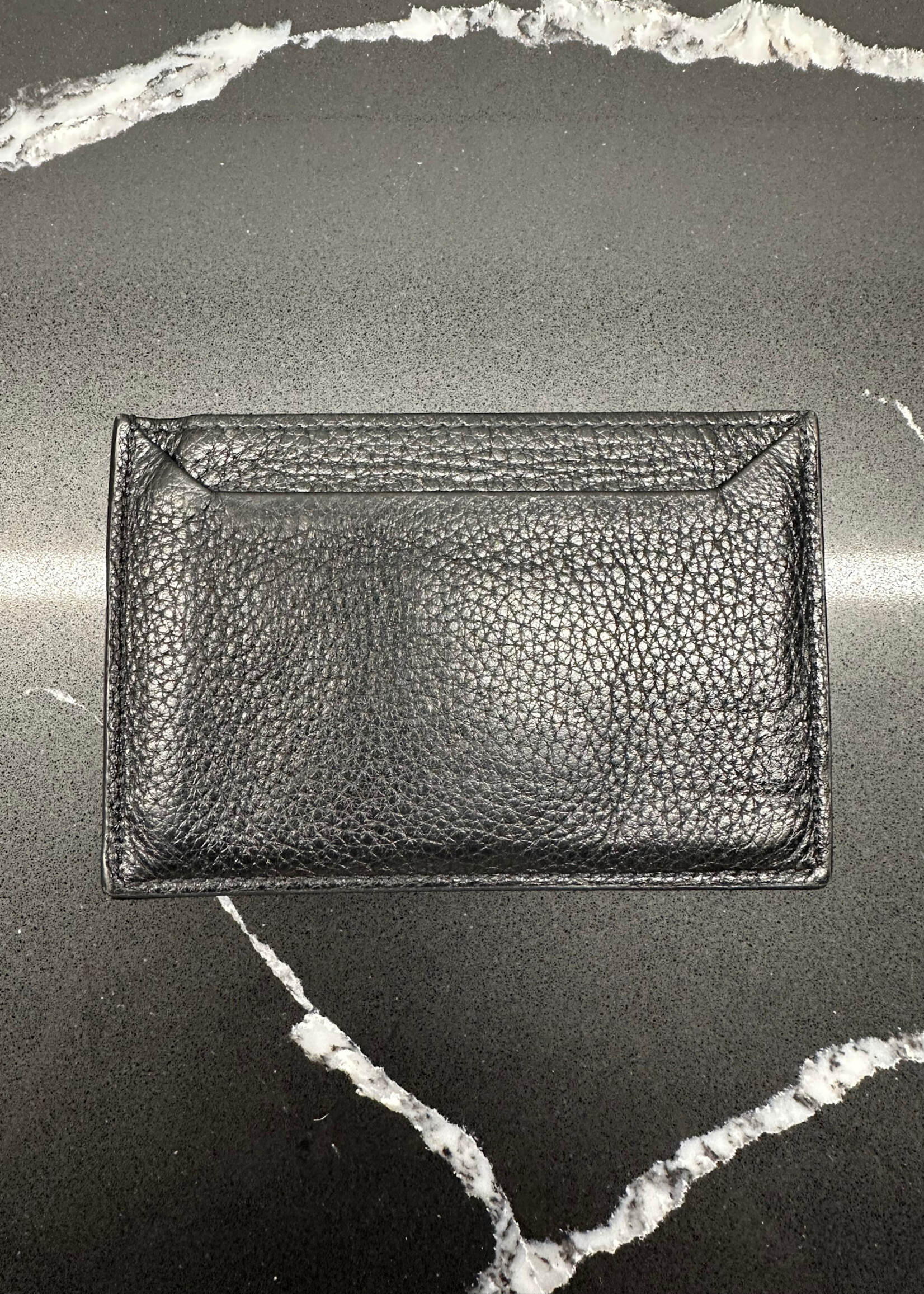 Prada Black Leather Card Holder