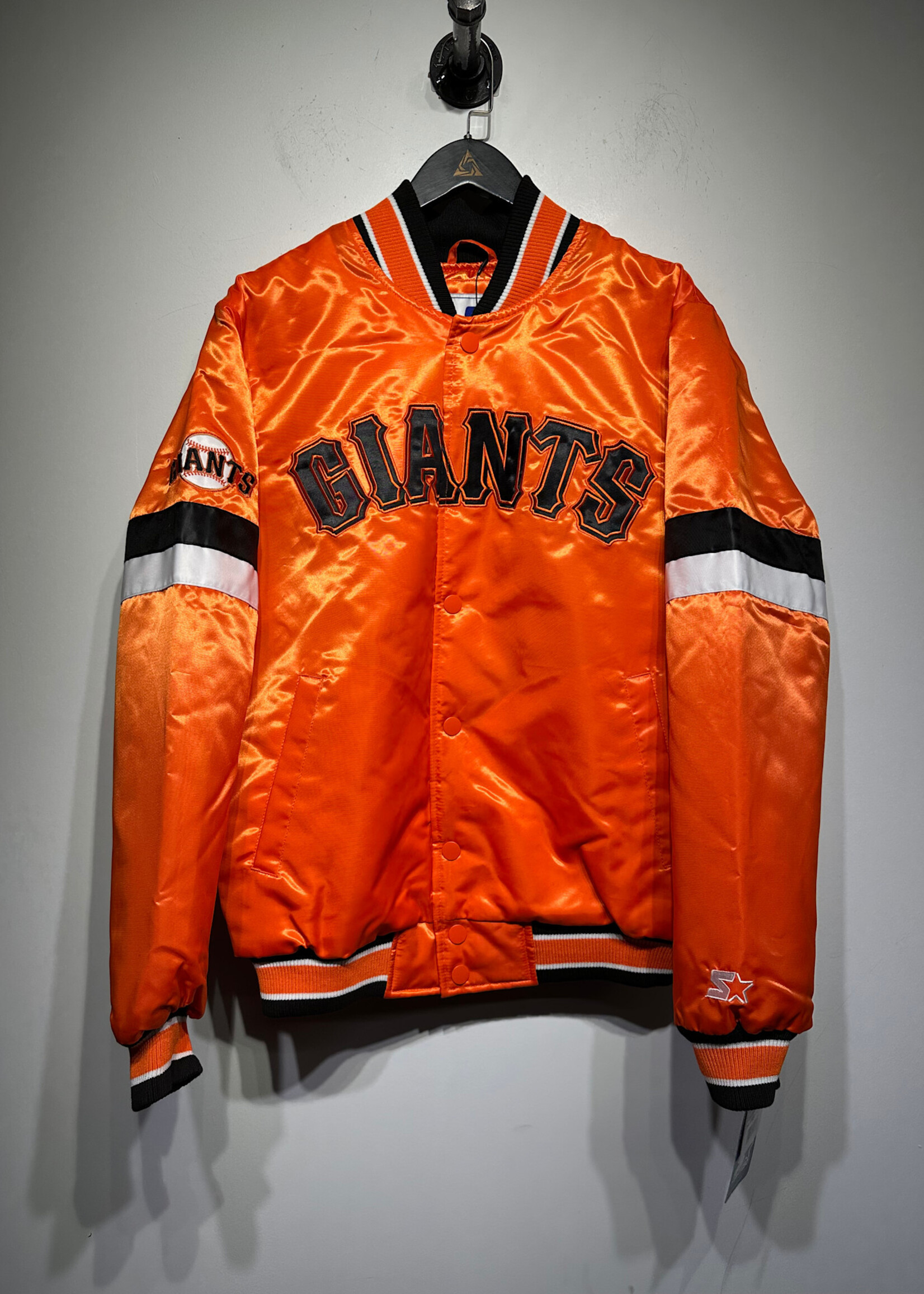 NWT Starter SF Giants Orange Jacket M