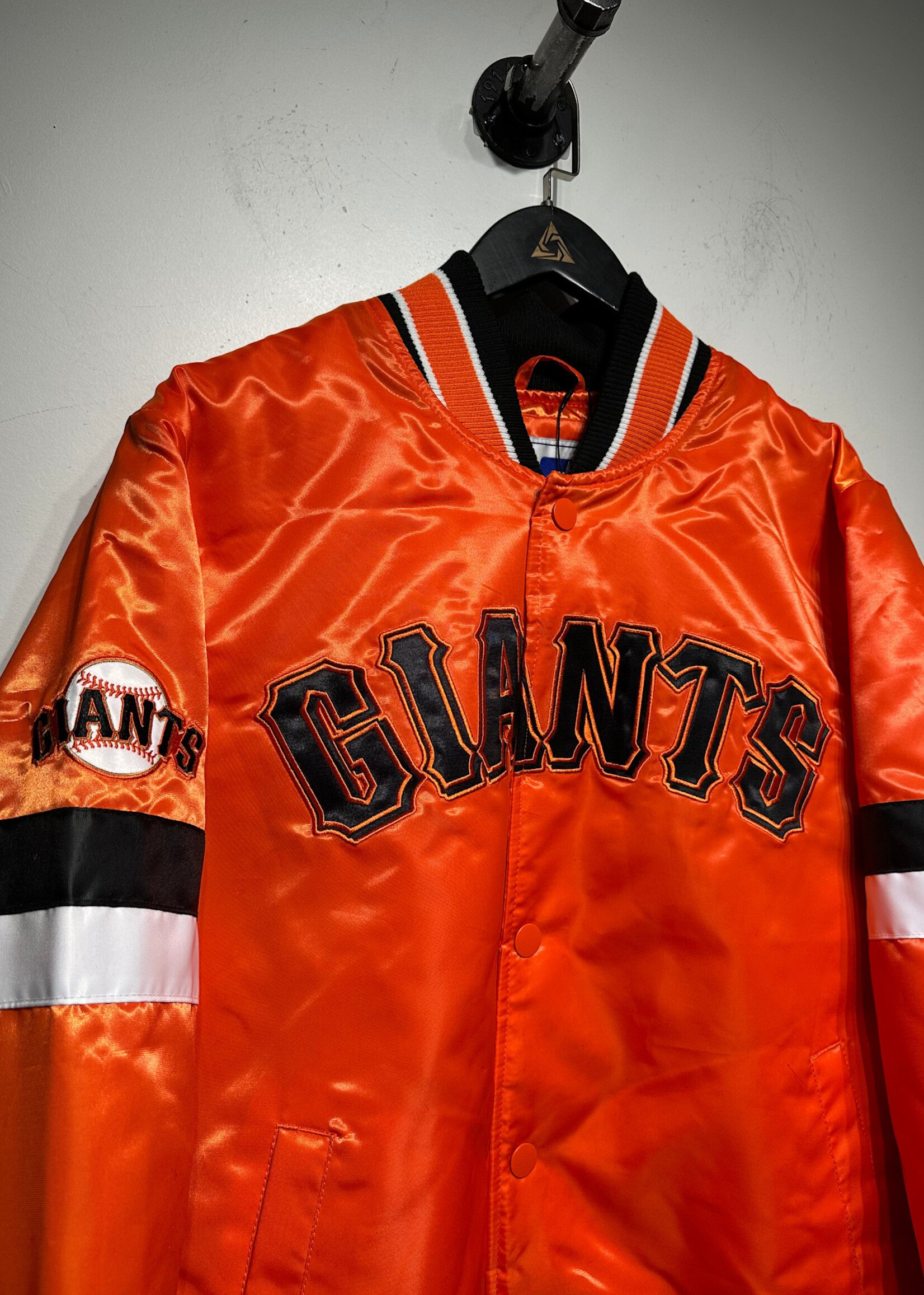 NWT Starter SF Giants Orange Jacket M