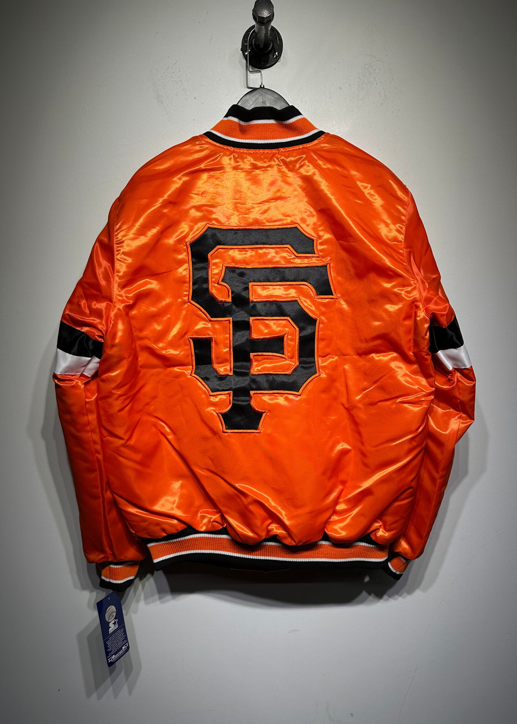 NWT Starter SF Giants Orange Jacket M