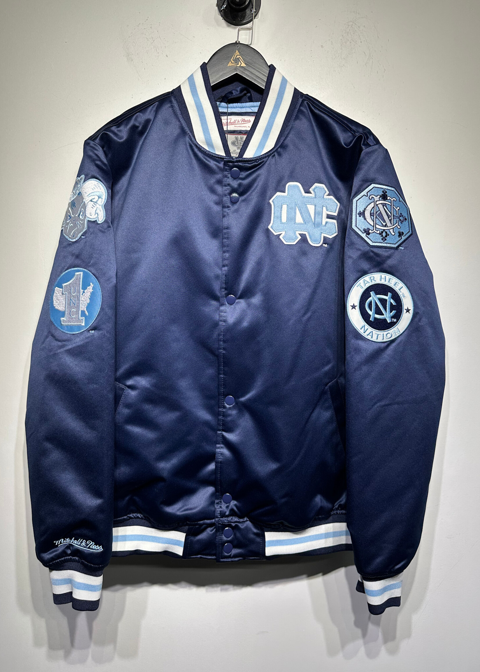 M&N NC Tarheels Blue Jacket M