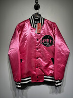 NWT Pinky's Record Store Pink Satin Jacket Masc L