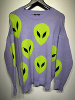 Dressed In Lala Alien Oversized Sweater S/M