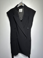 Zara Black Cutoff Blazer S