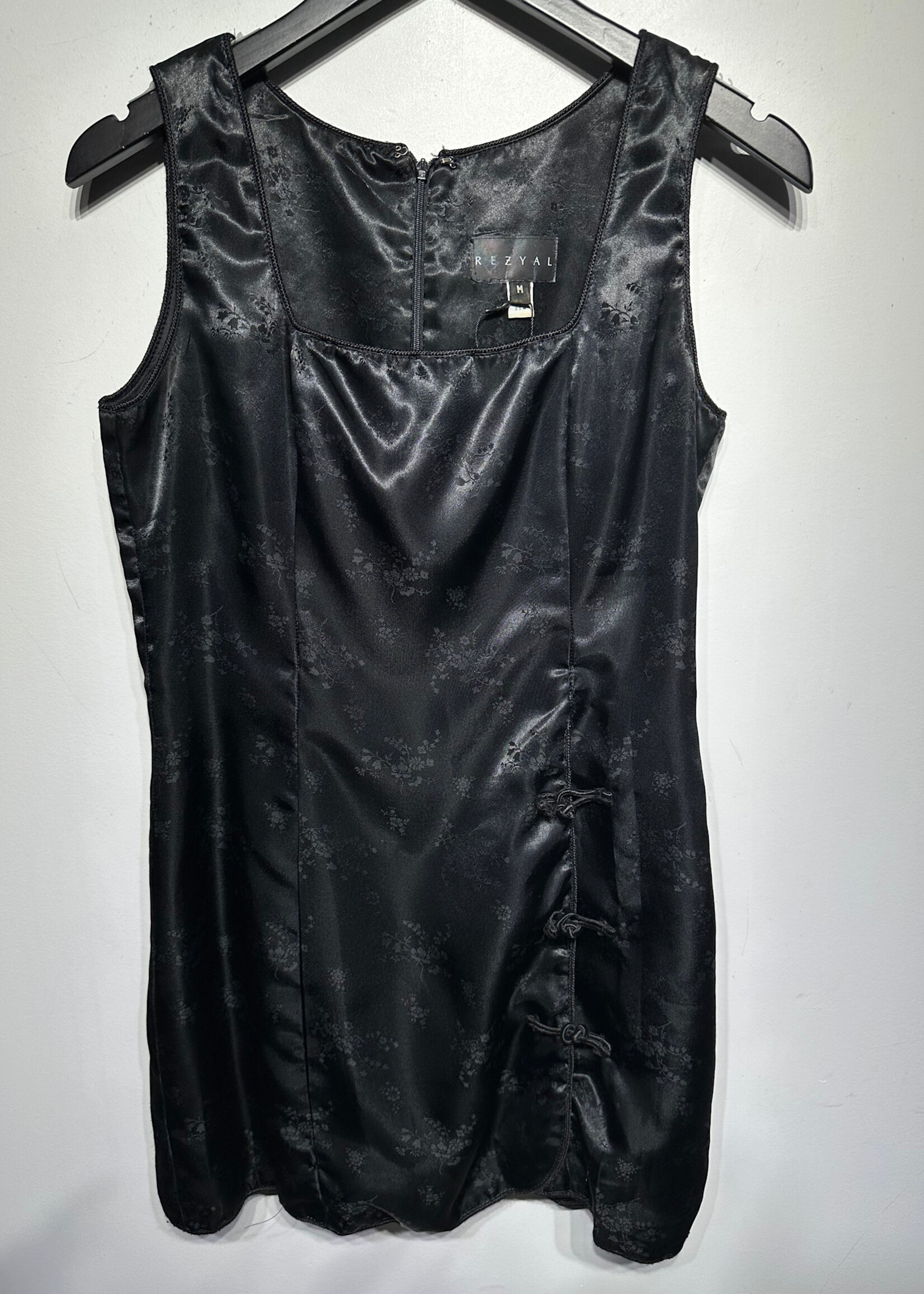 Rezyal Black Floral Dress M