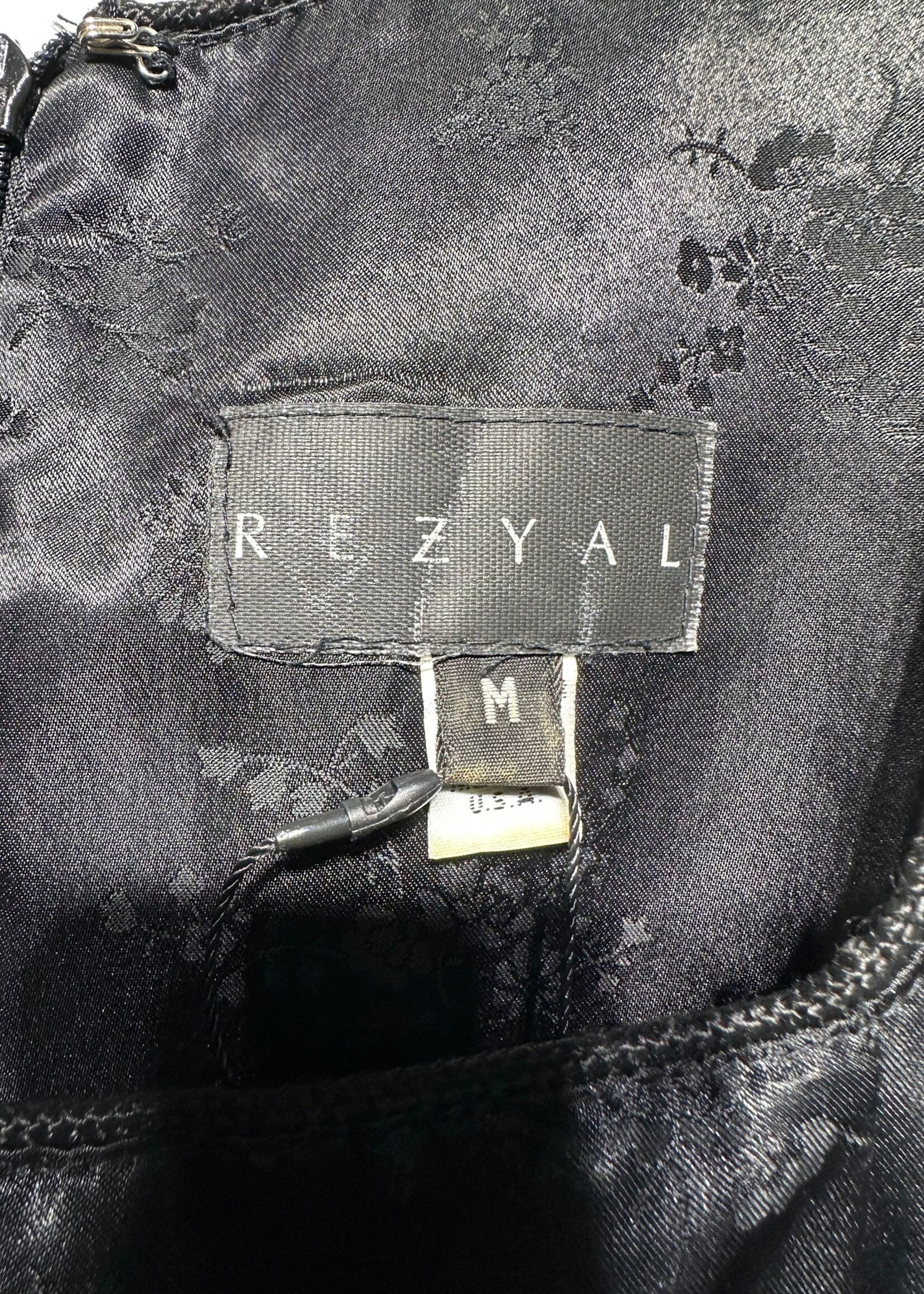 Rezyal Black Floral Dress M