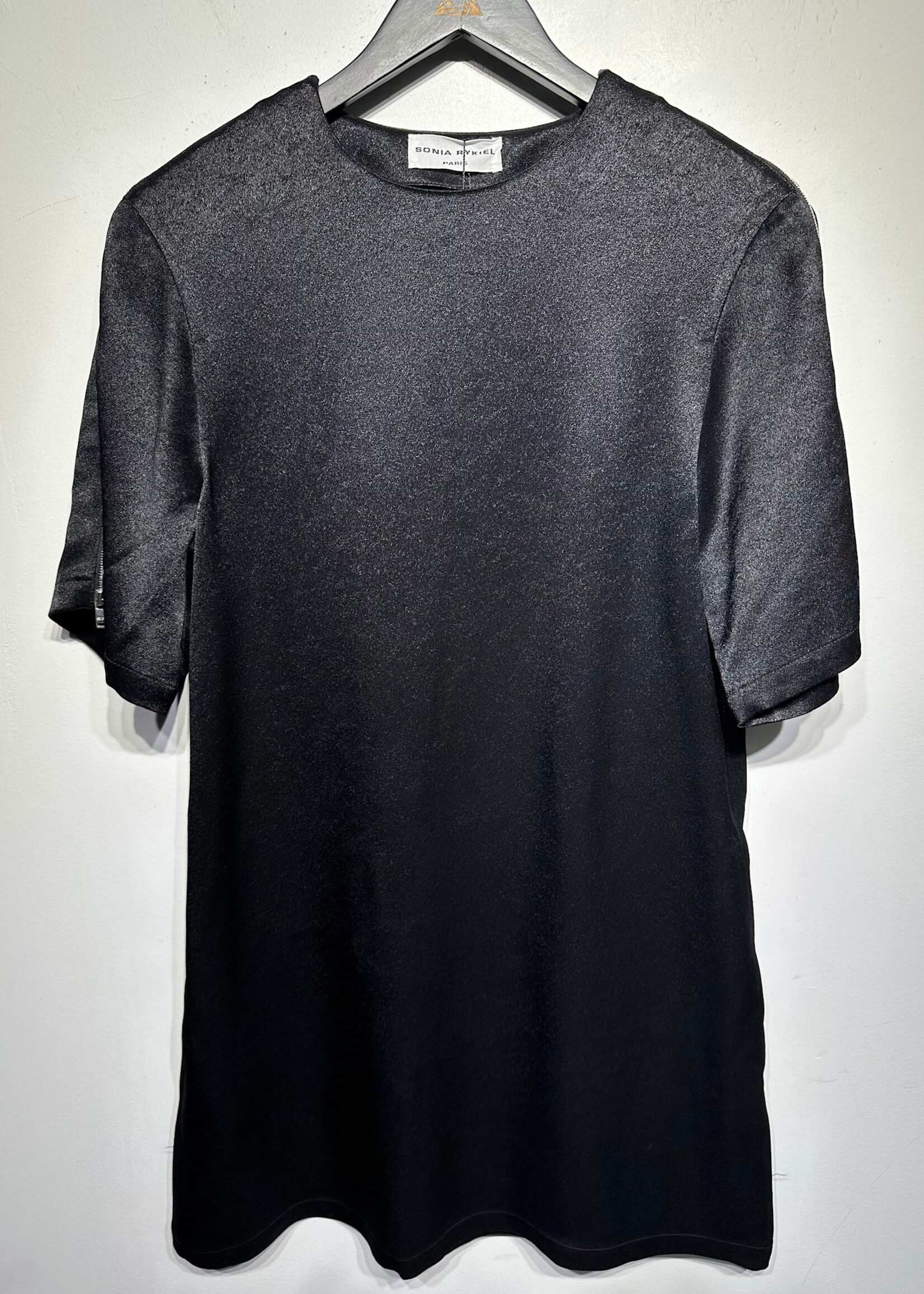 Sonia Rykiel Paris Zip Sleeve T Shirt Dress S/M