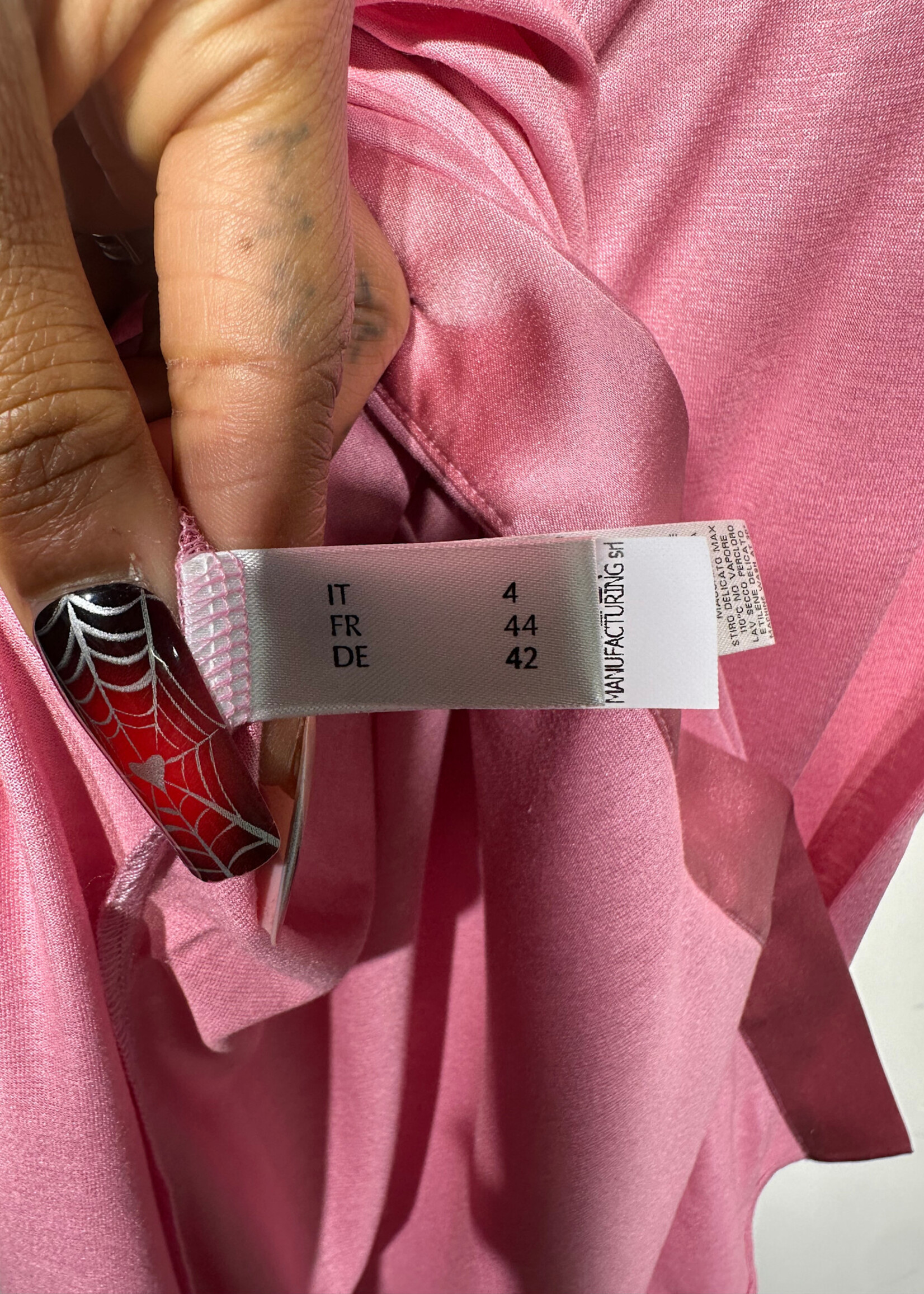 La Perla Pink Lace Blouse Fem L