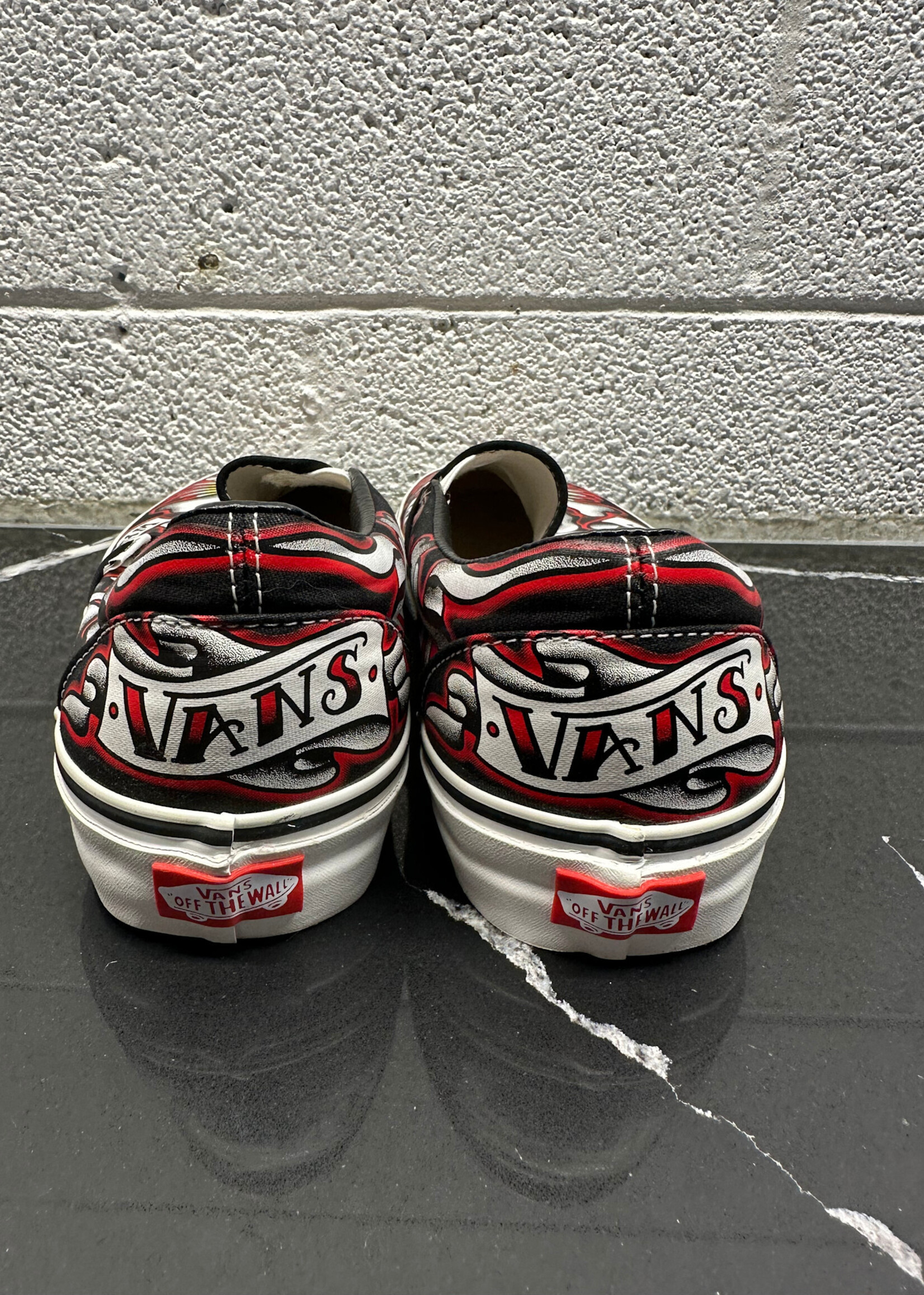 Vans by Oliver Peck Skull Slip On Masc 11.5