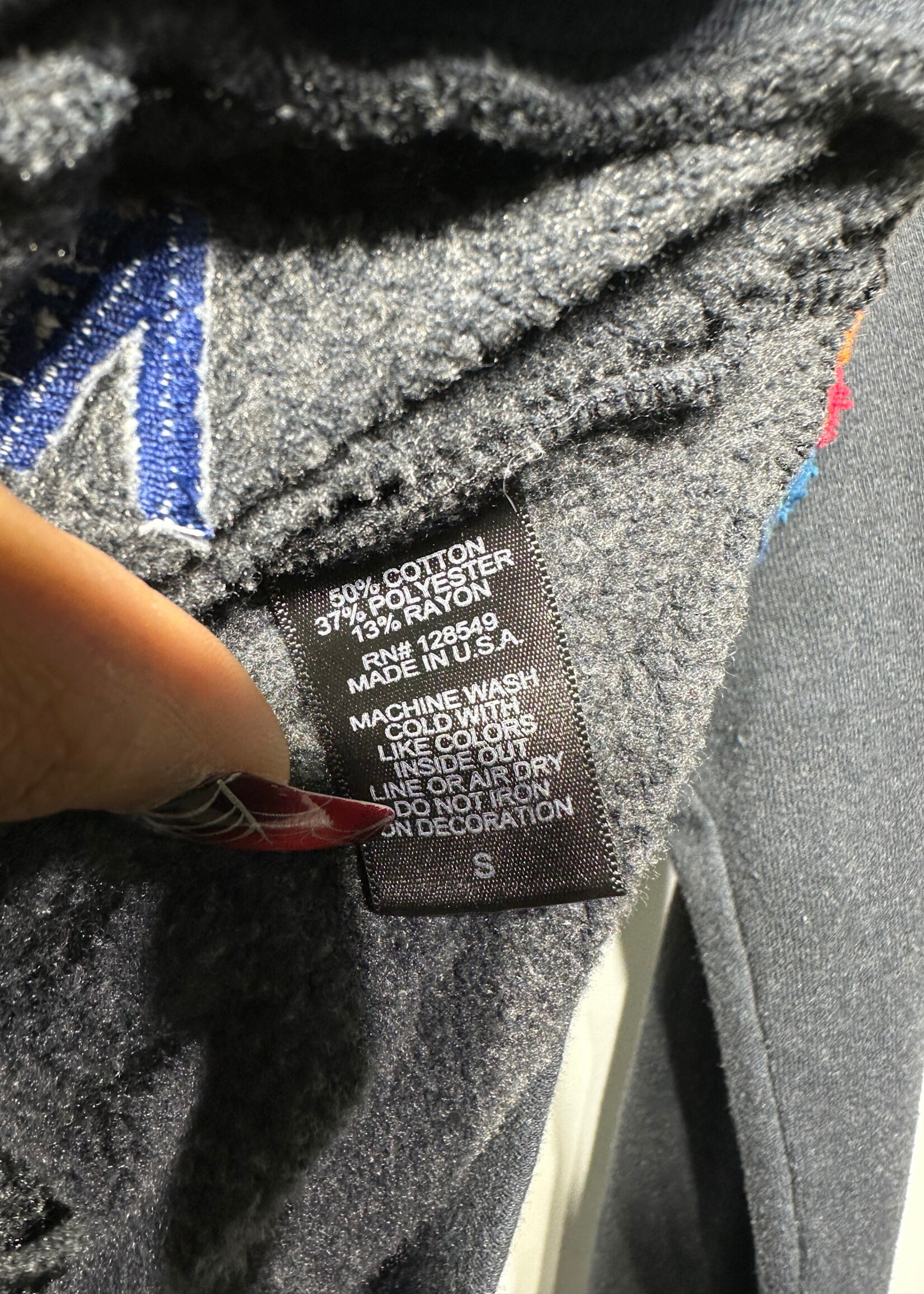 Aviator Nation Grey Rainbow Peace Sign Jacket S