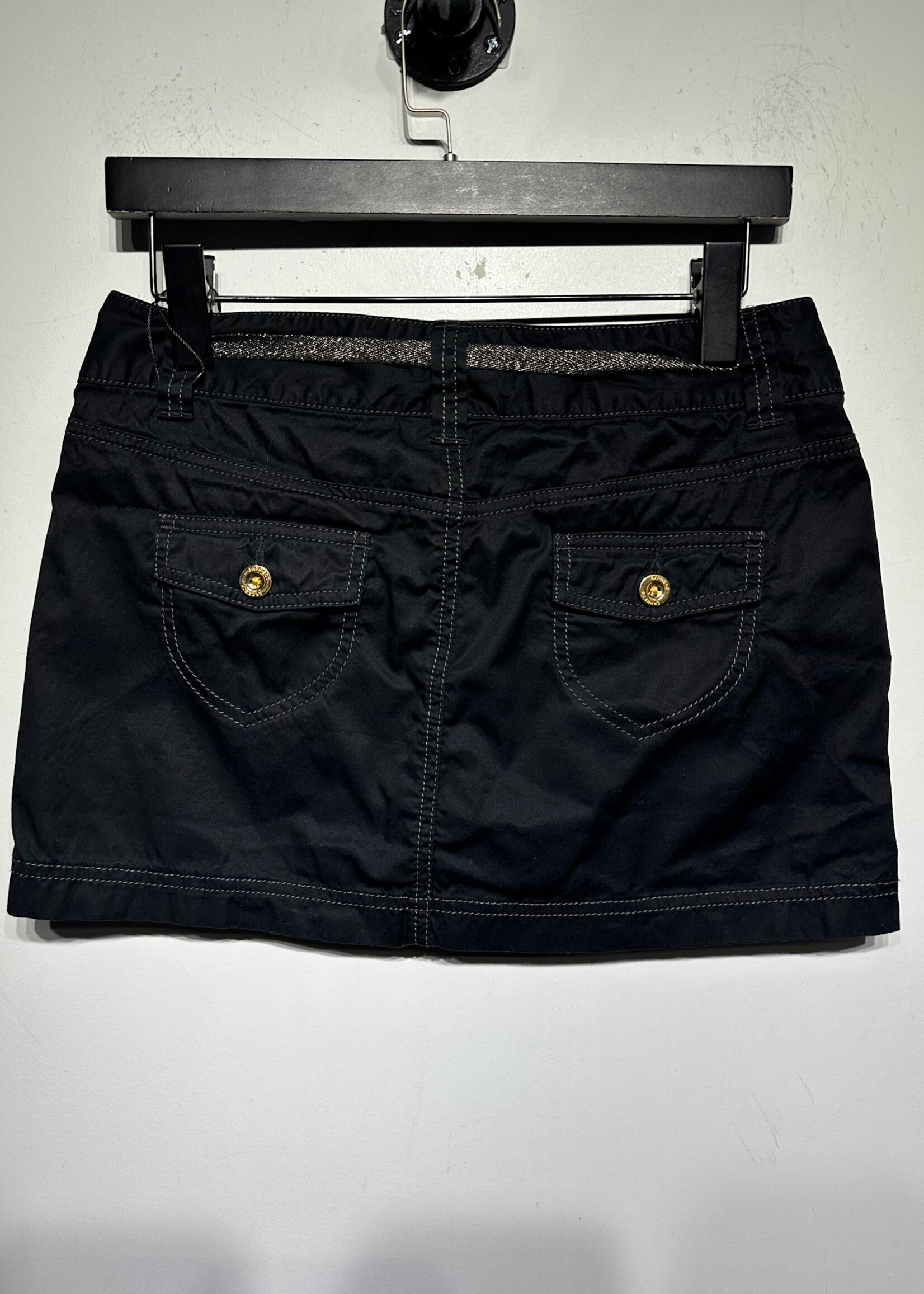 Express 2000s Black Cargo Mini Skirt 26