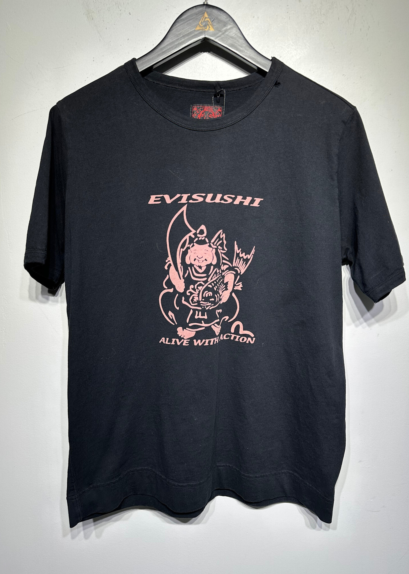Evisu Black "Evisushi" Tee Masc XL Fits M/L