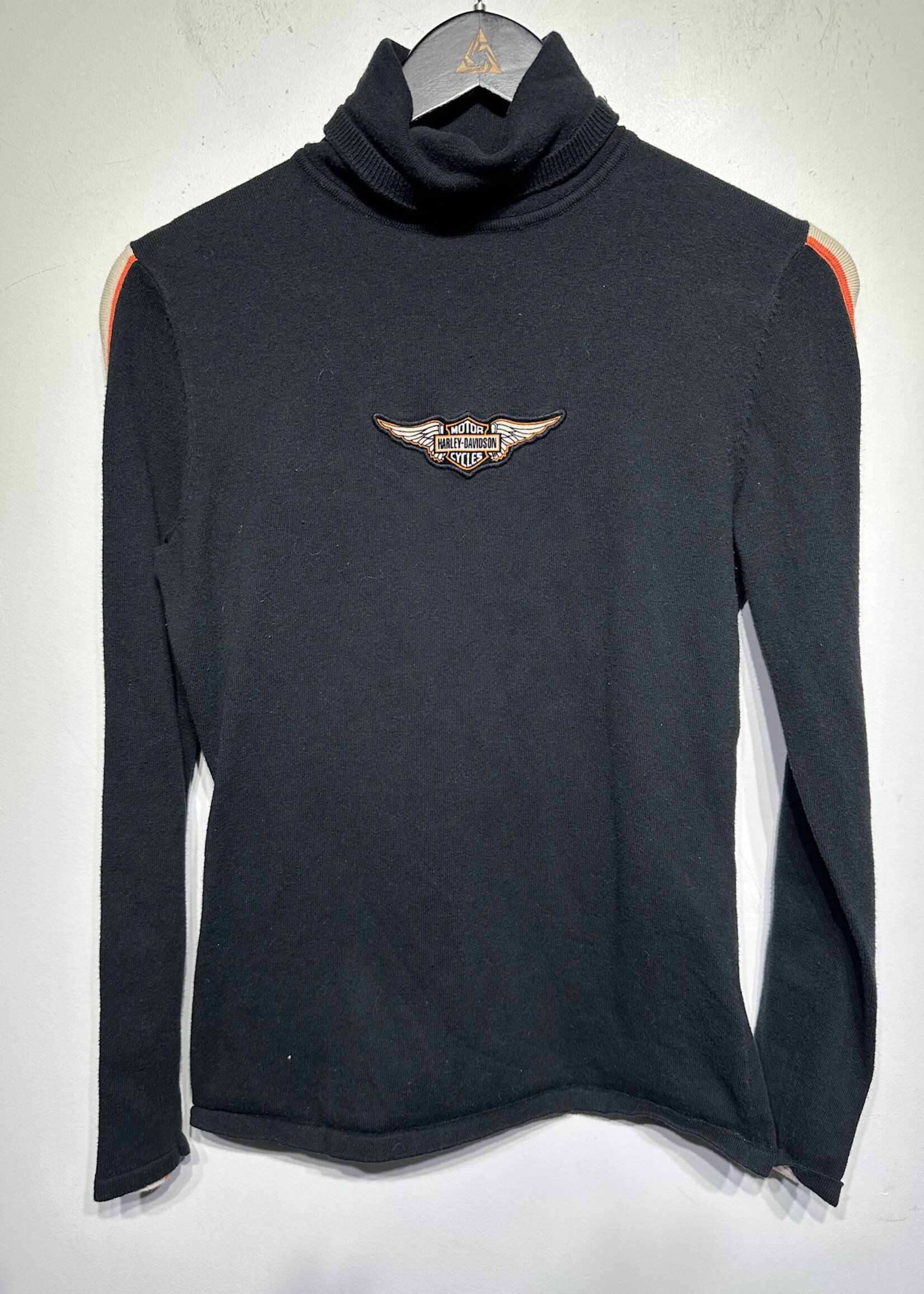 Harley Black Logo Turtleneck Fem S