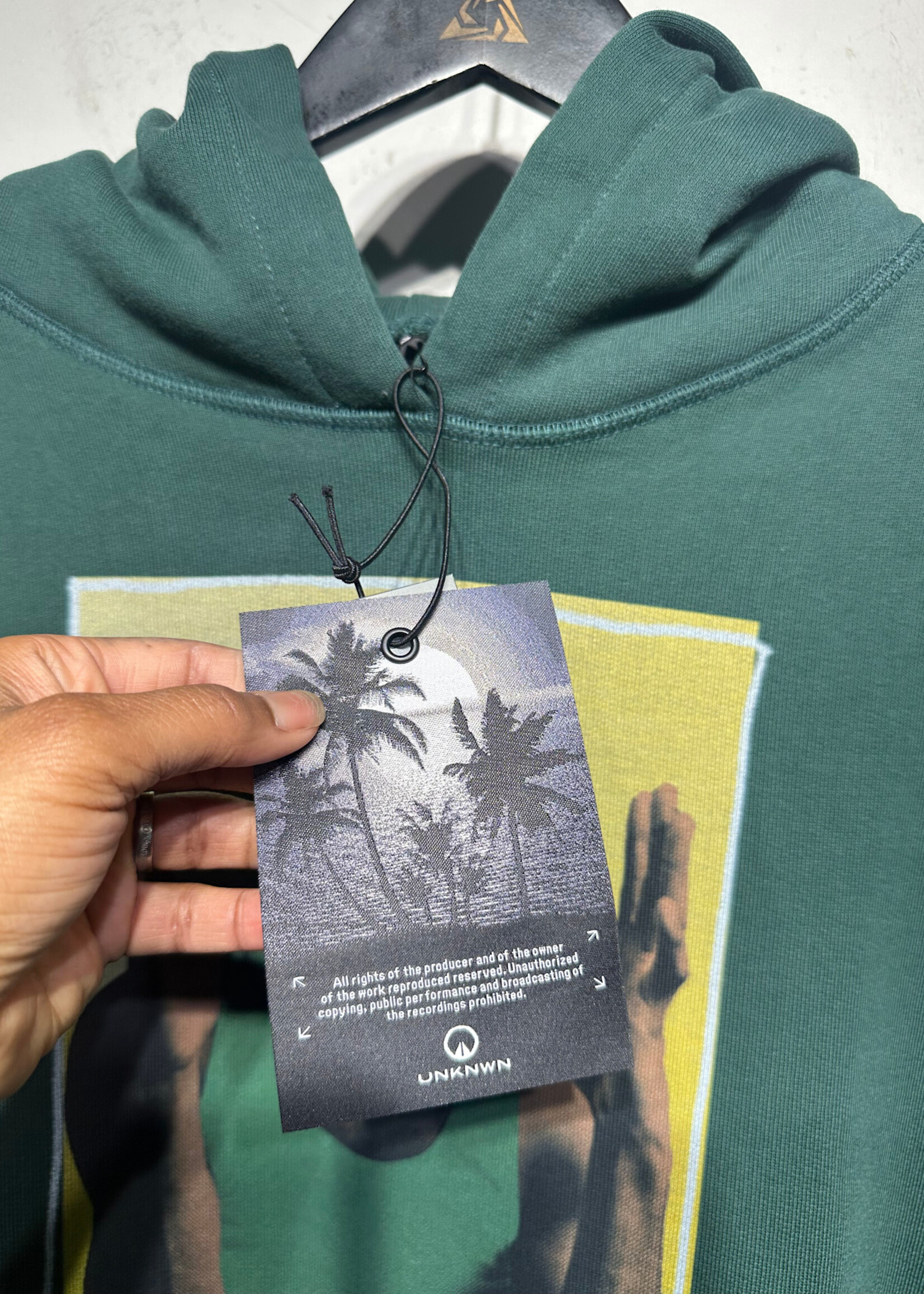 NWT UNKNWN Sample Lebron Green Hoodie S