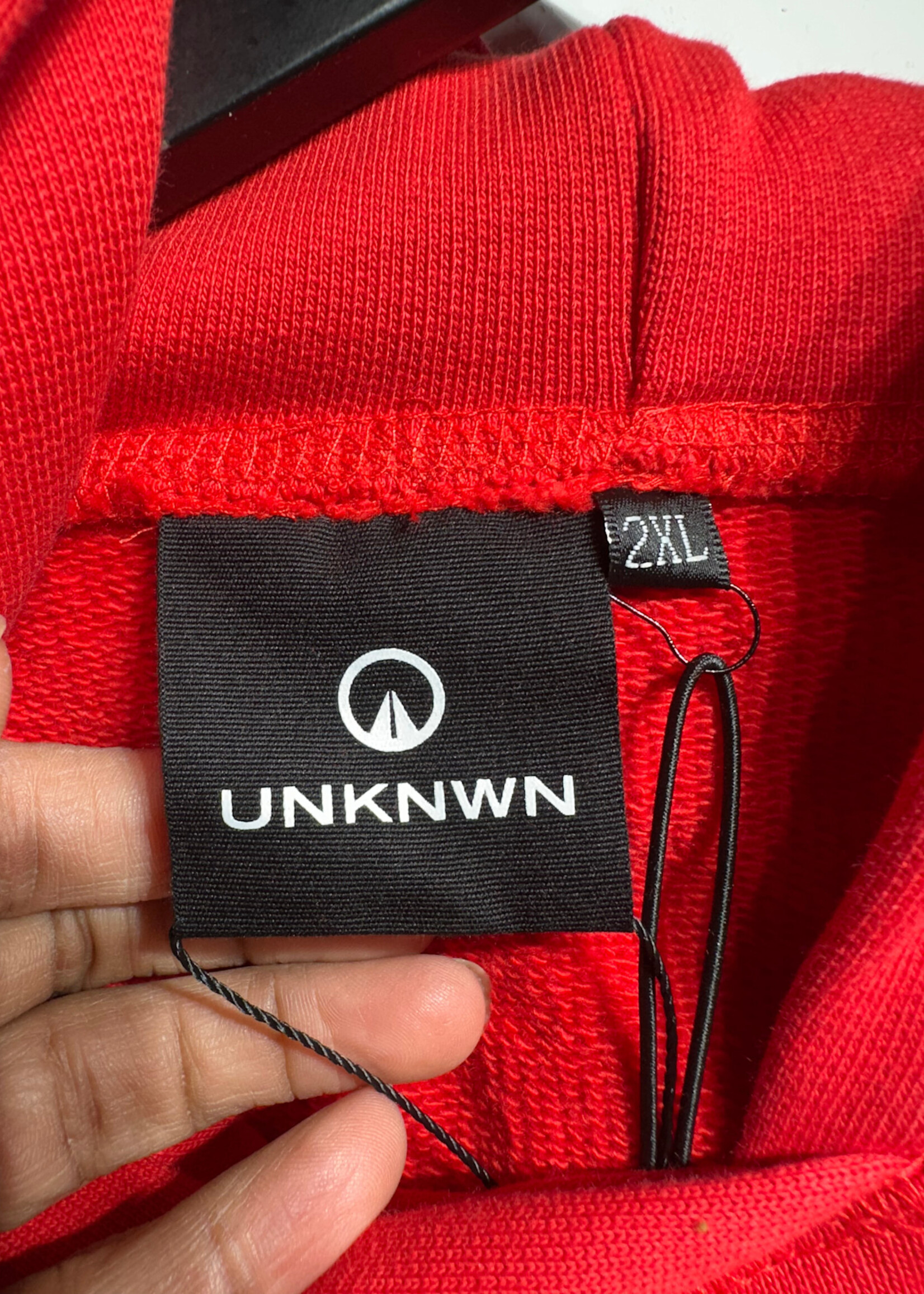 NWT UNKNWN Red Flame Hoodie XXL