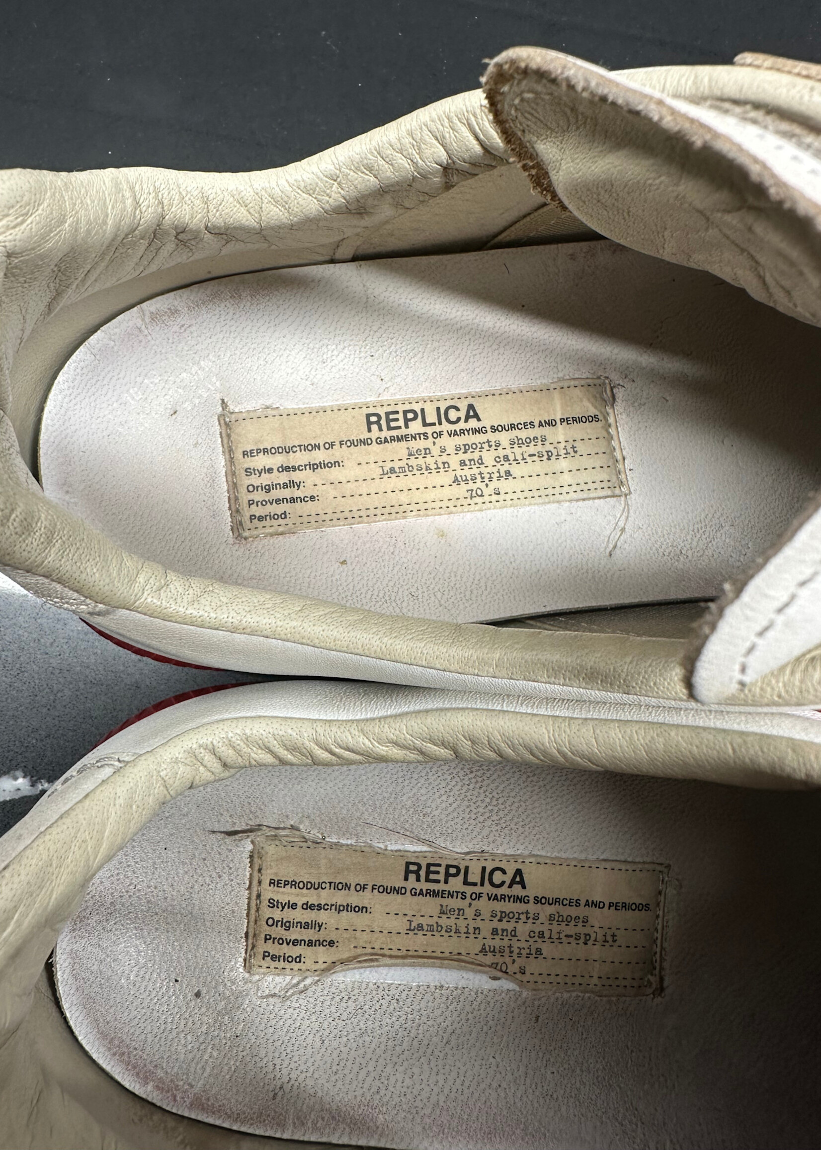 Margiela Red White Gats Masc 8 AS IS