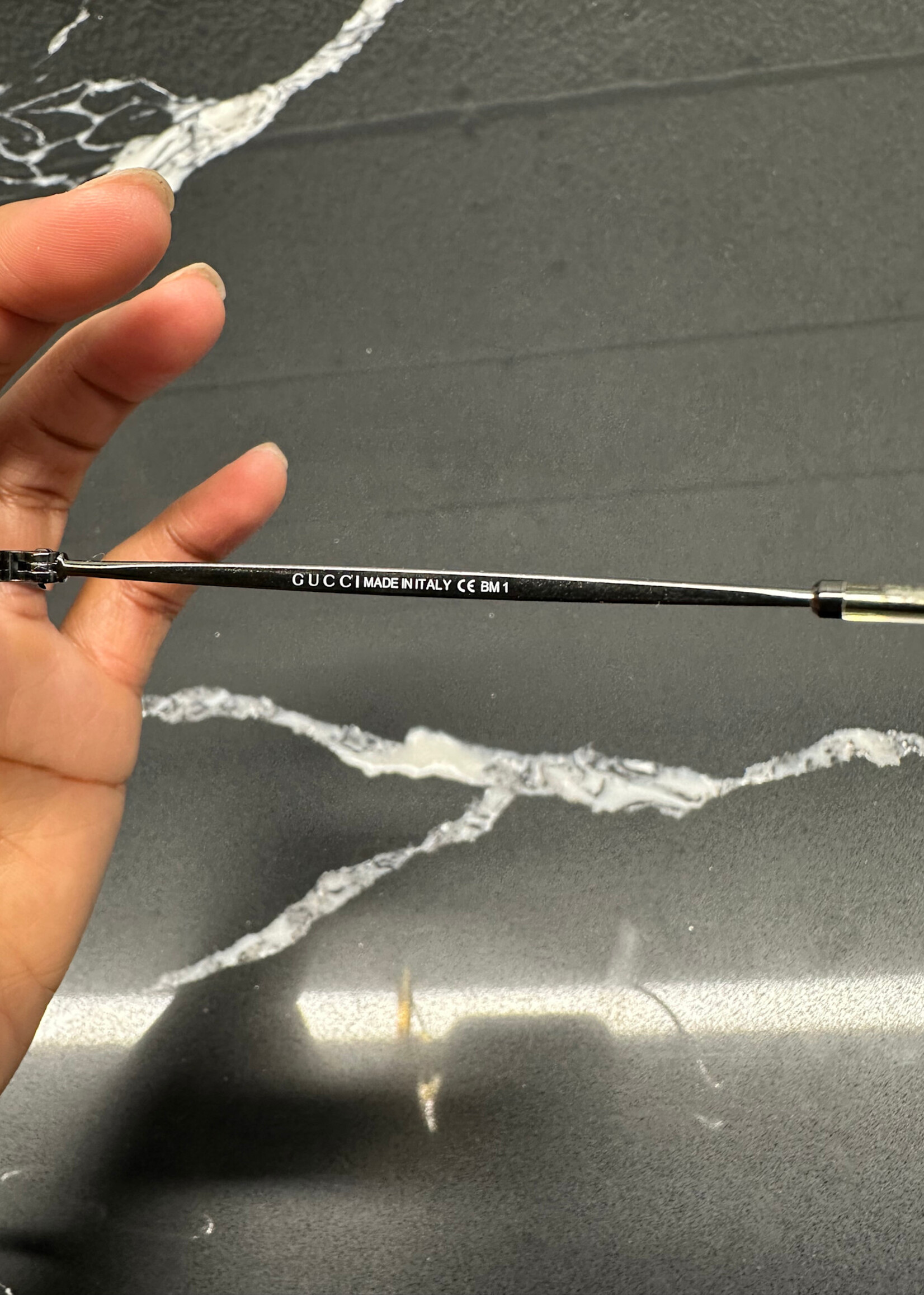 Gucci Yellow Lense Aviator Sunglasses OS W/ CASE