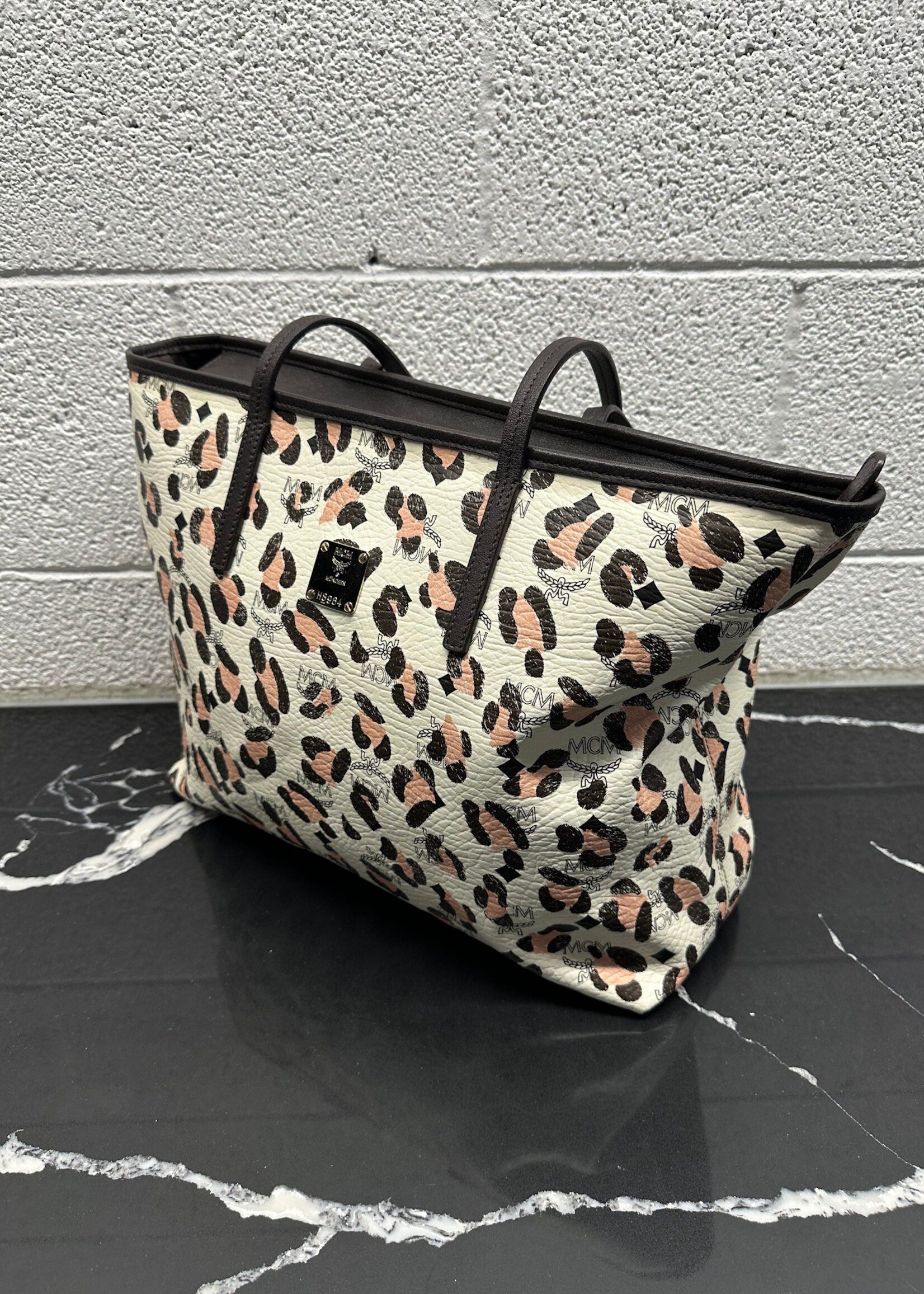 MCM Cheetah Print Tote