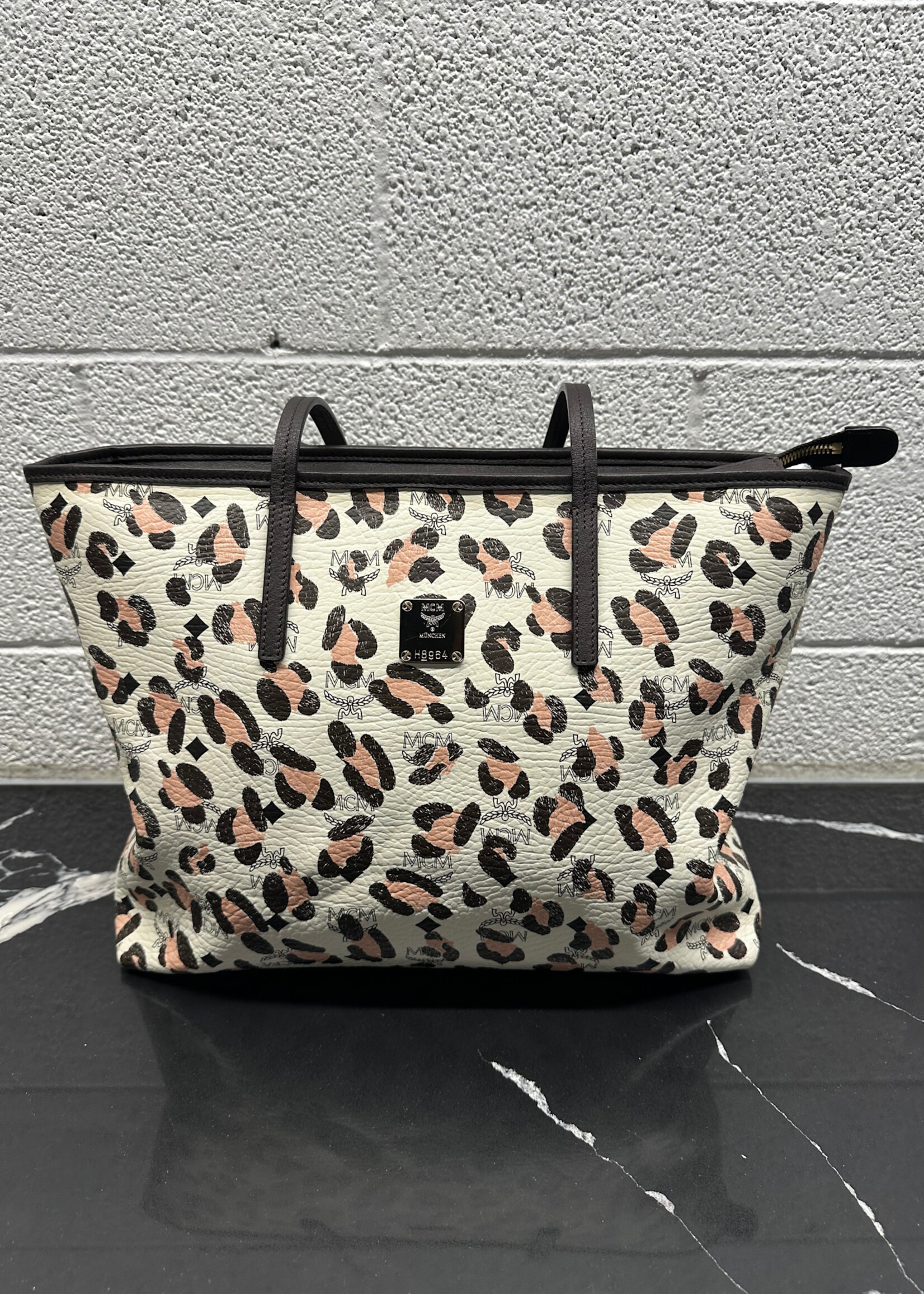 MCM Cheetah Print Tote