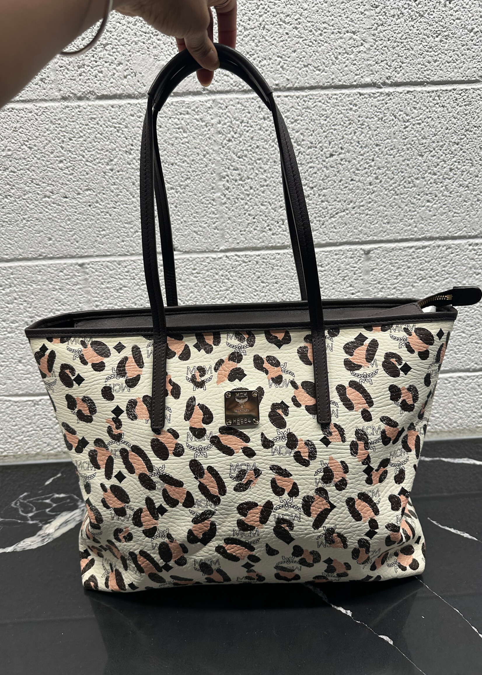 MCM Cheetah Print Tote