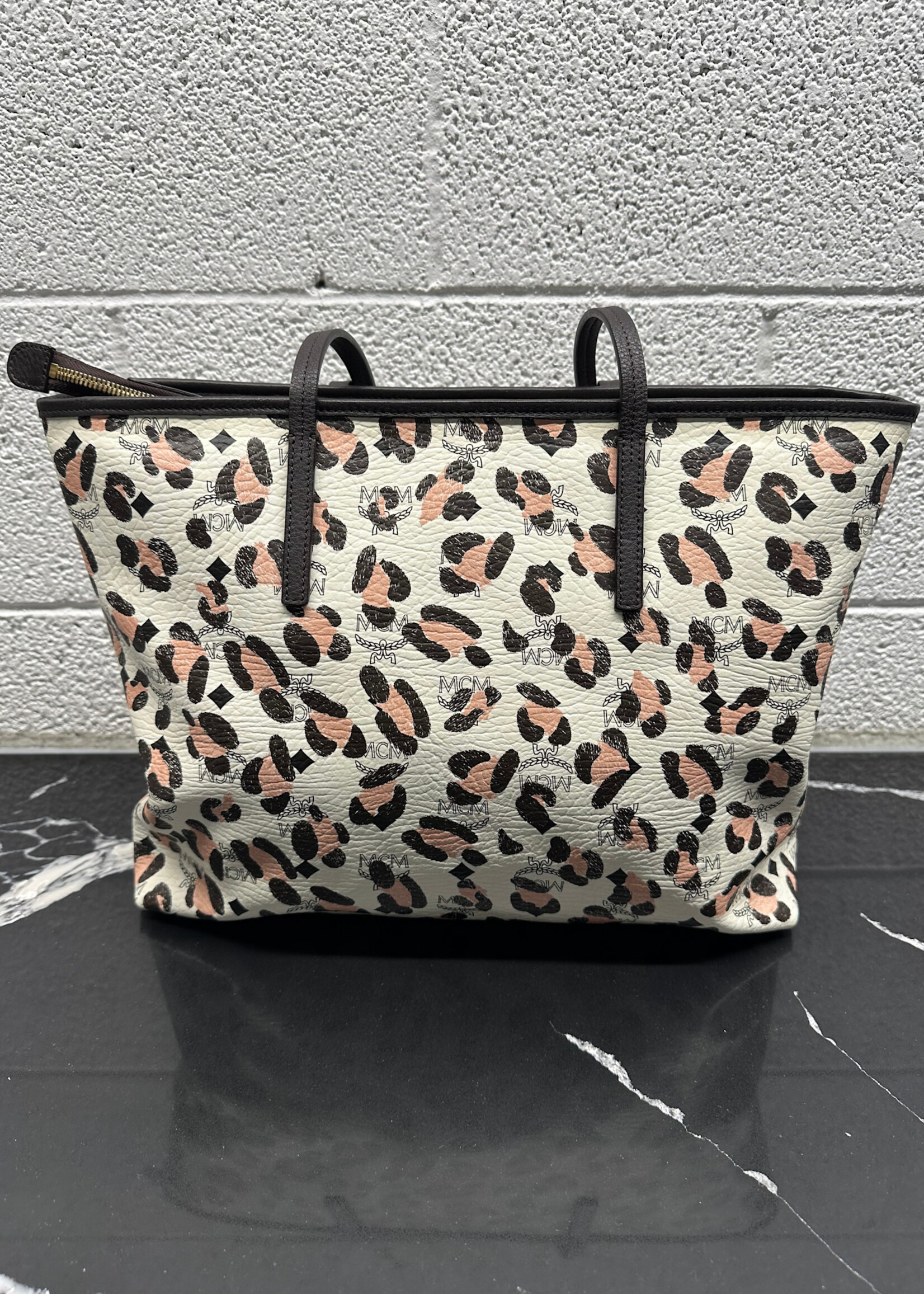 MCM Cheetah Print Tote
