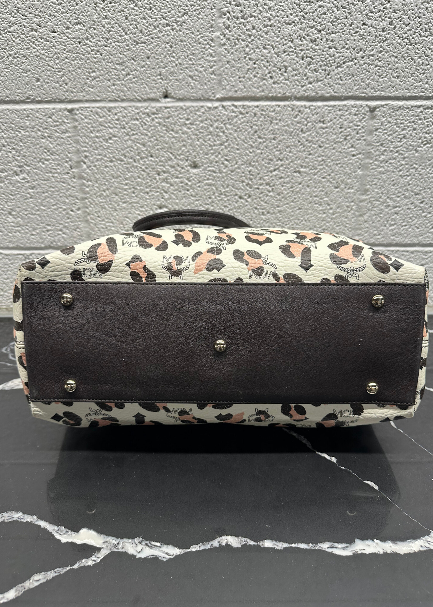 MCM Cheetah Print Tote