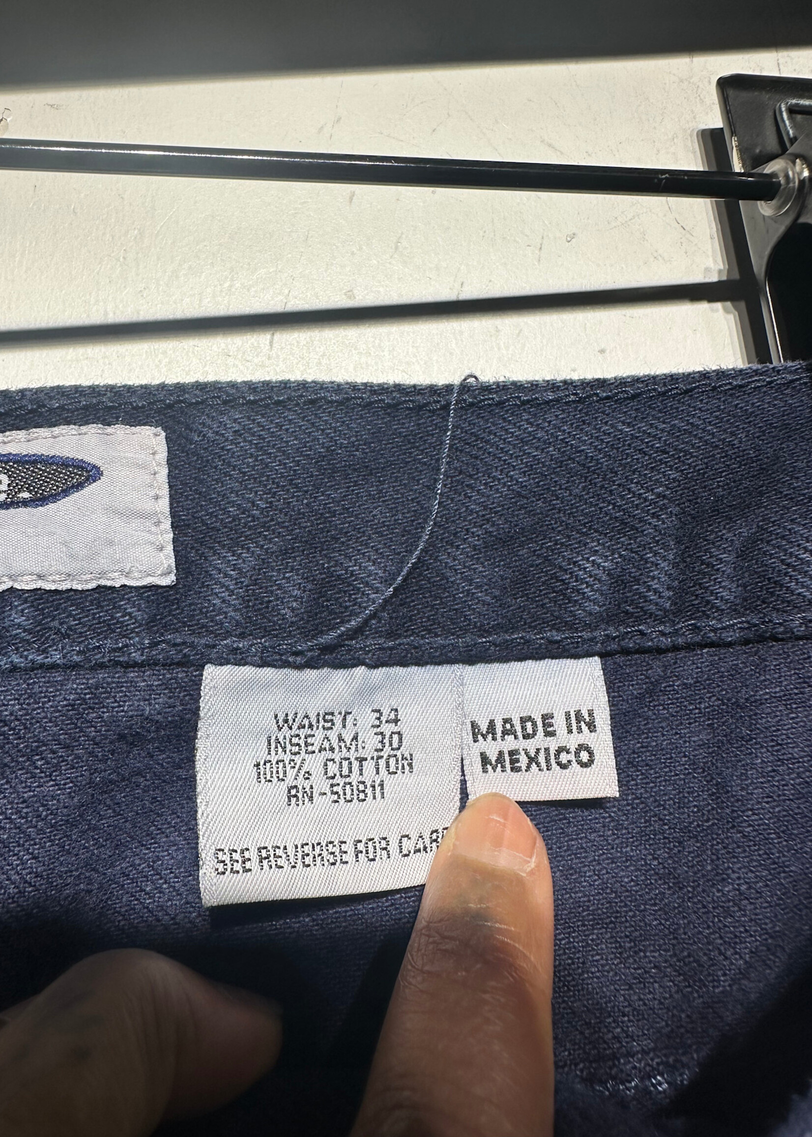 Anchor Blue Baggy Navy Jeans Masc 34