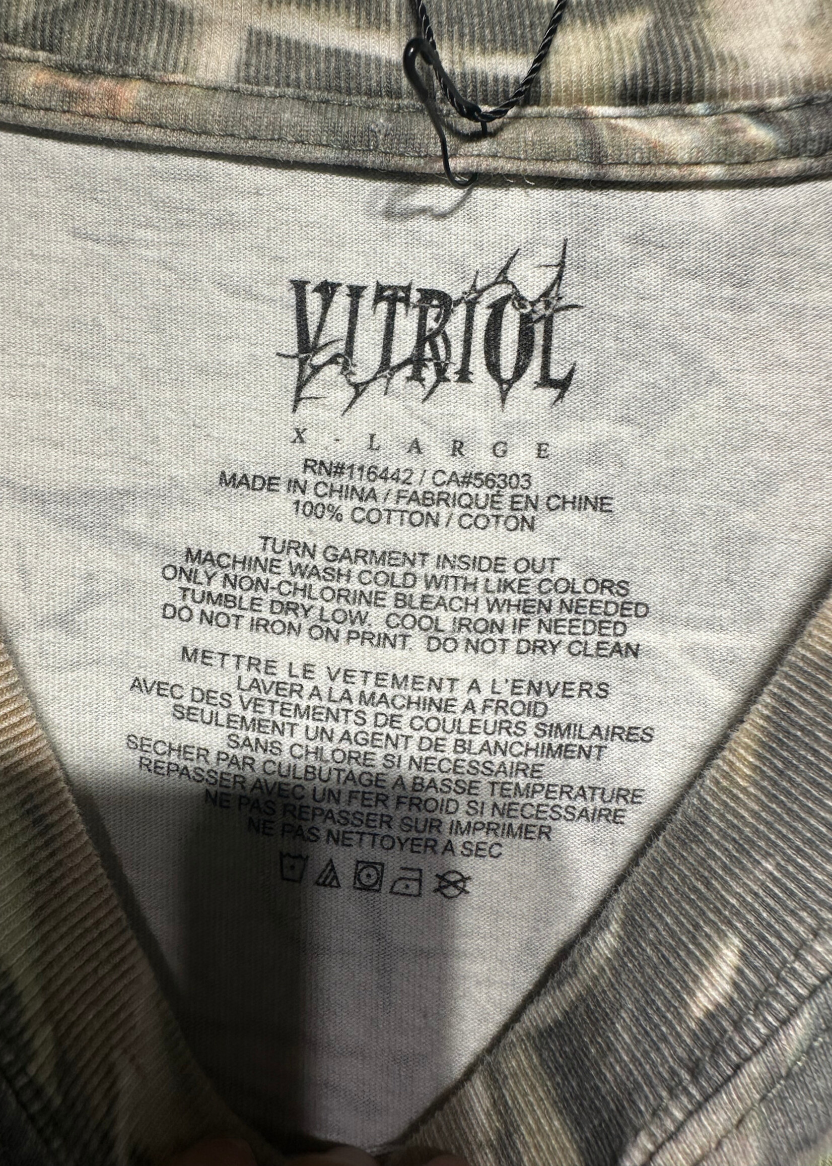 VITRIOL REAL TREE LOGO TEE XL