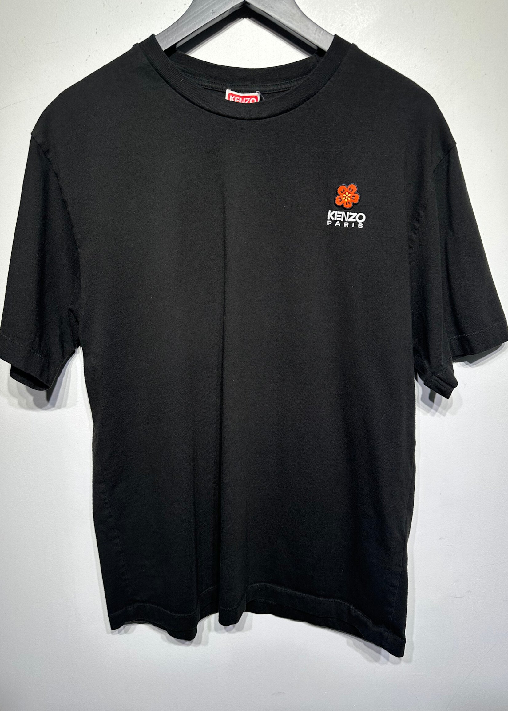 KENZO BLACK FLOWER TEE XL