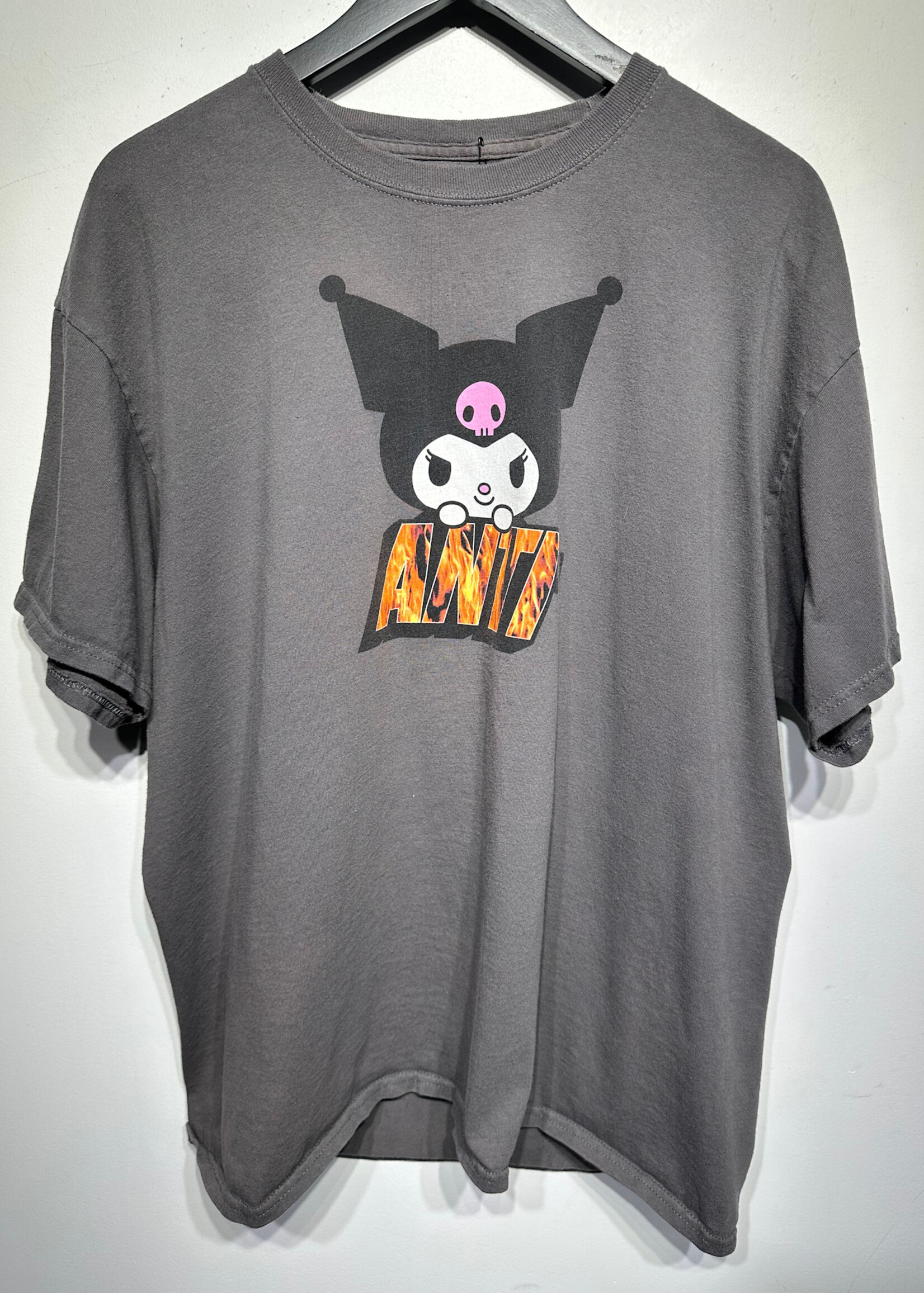 ASSC X KUROMI GREY FLAME TEE XL