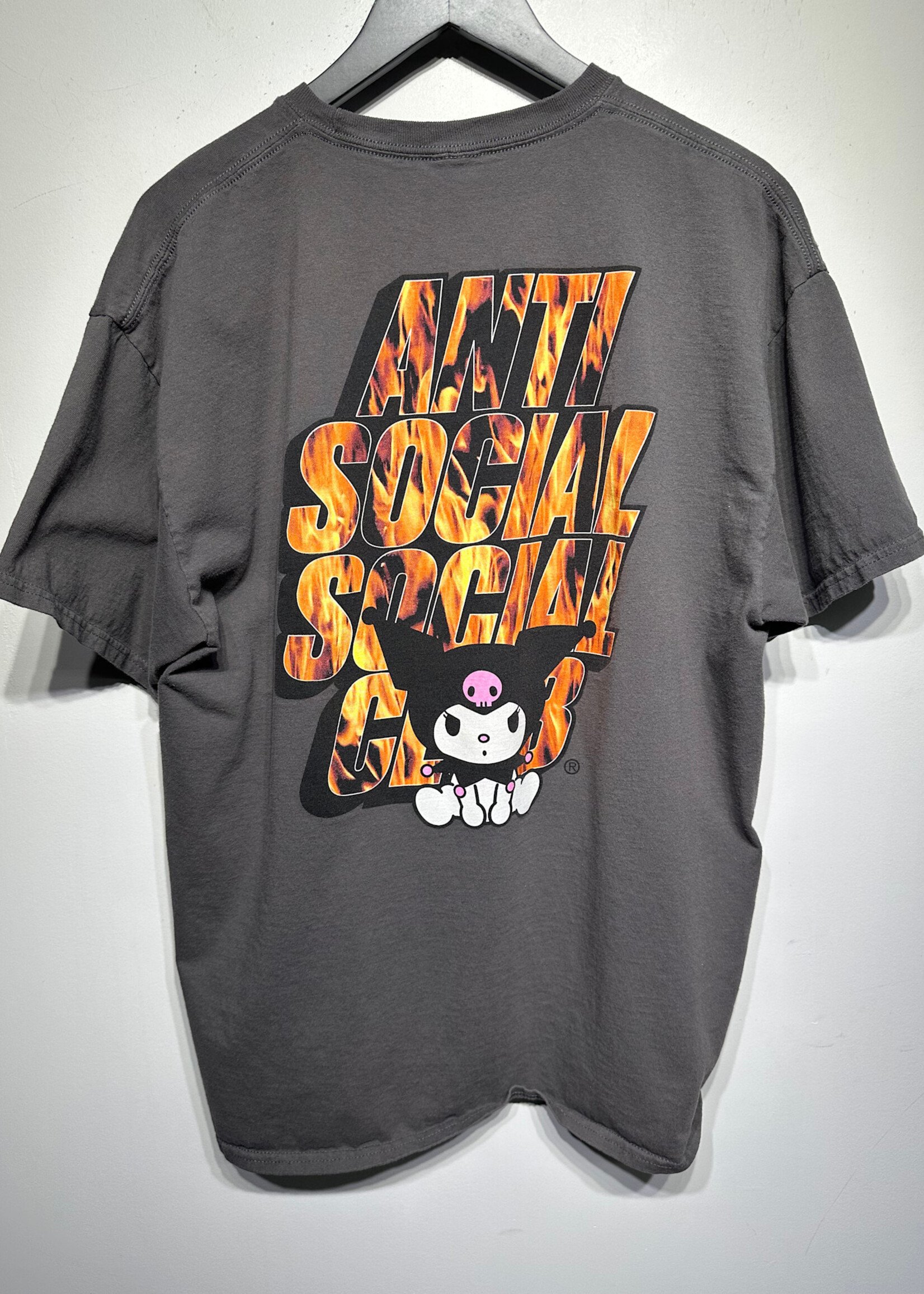 ASSC X KUROMI GREY FLAME TEE XL